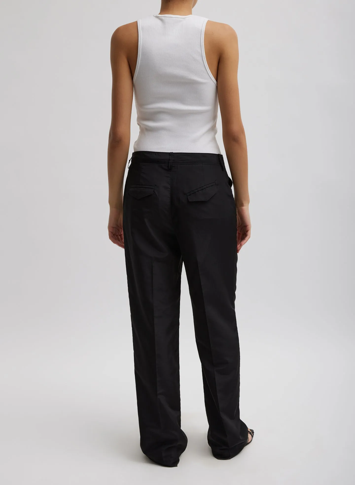 Ribbed T-Shirt Tank sold by Tibi product image thumbnail 4