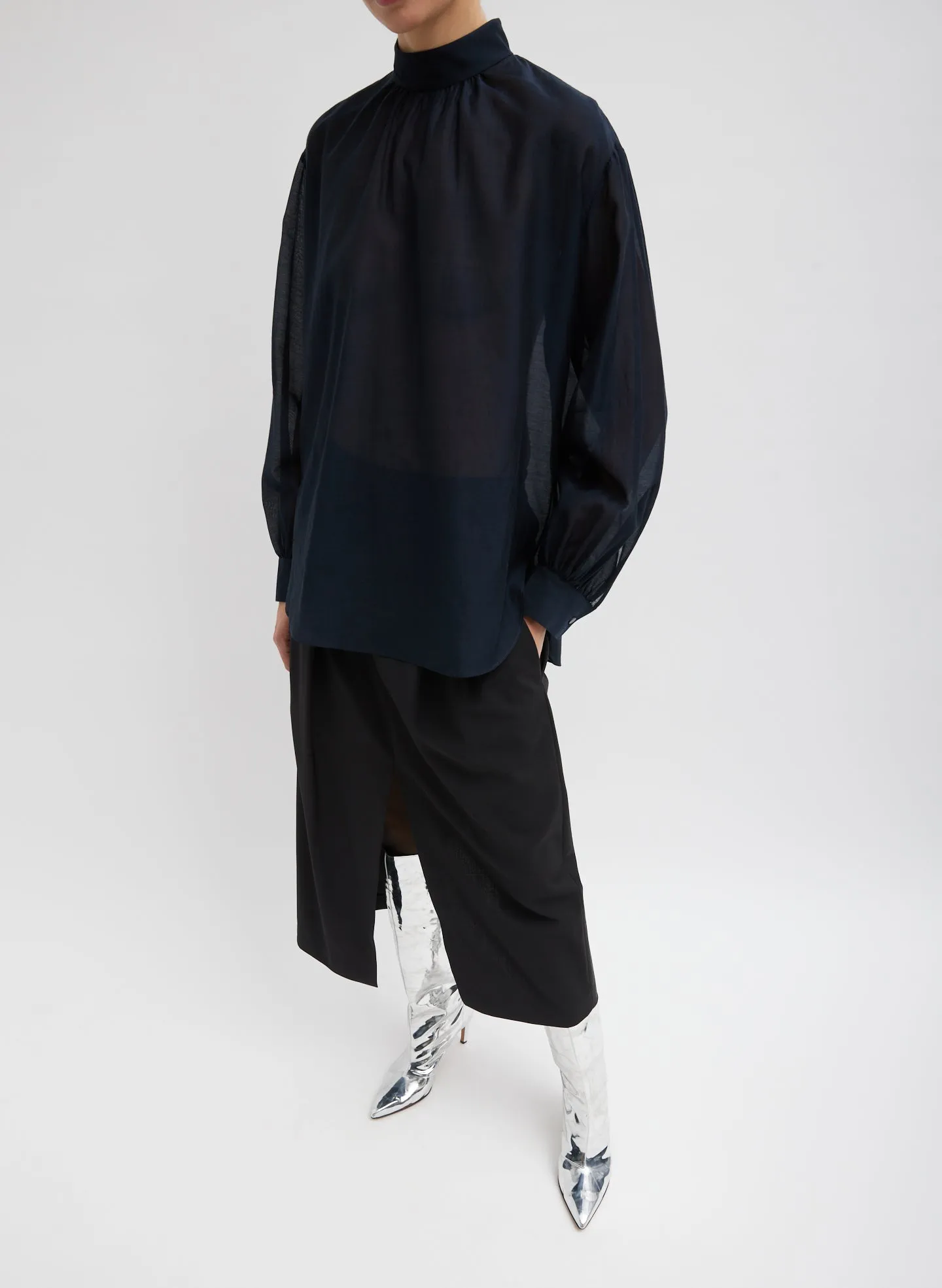 Mats Silver Boot sold by Tibi product image thumbnail 2