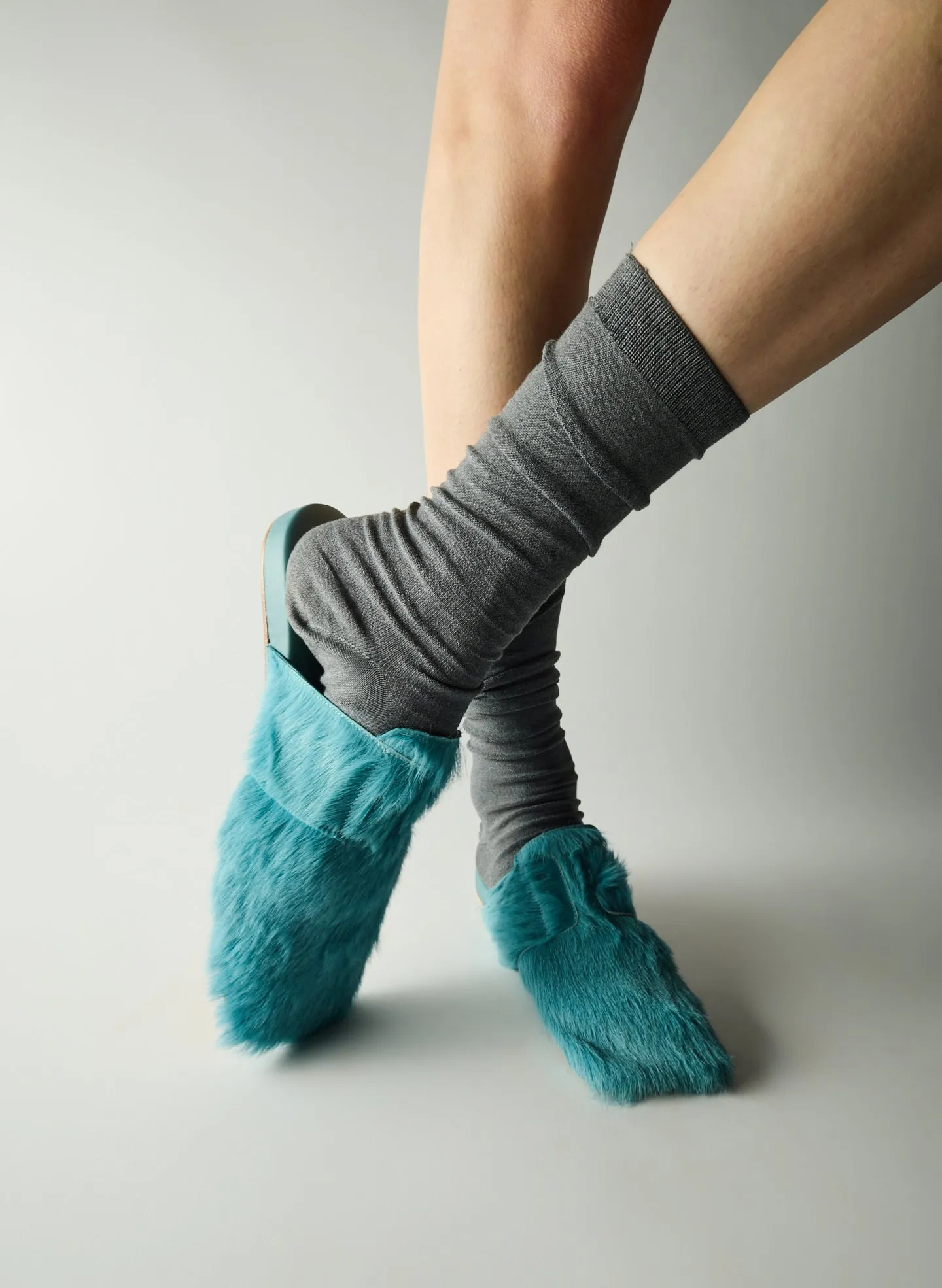 Pony Hair Granger Slide sold by Tibi product image thumbnail 2