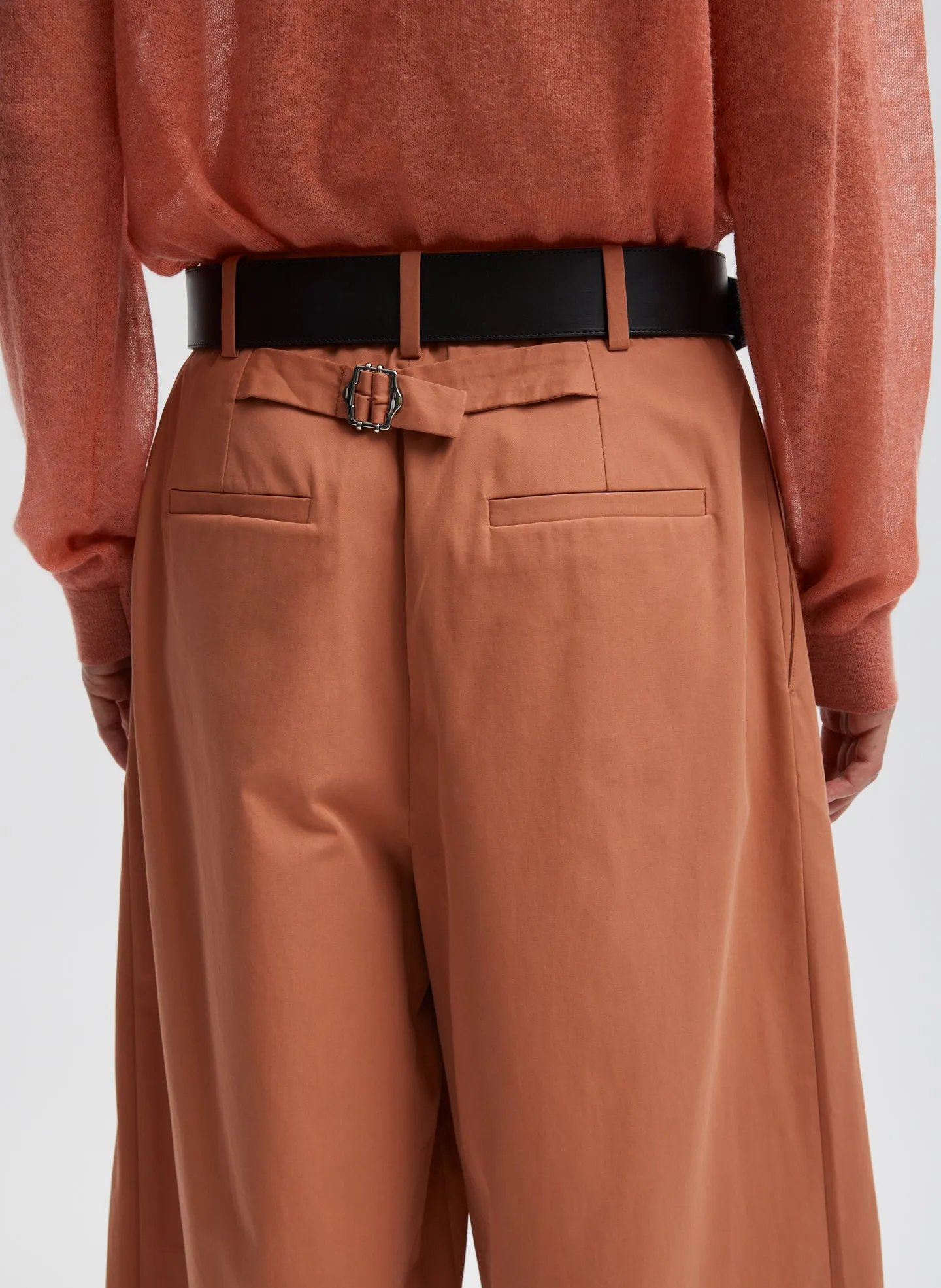 Bio Twill Triple Pleat Cropped Pant sold by Tibi product image thumbnail 2