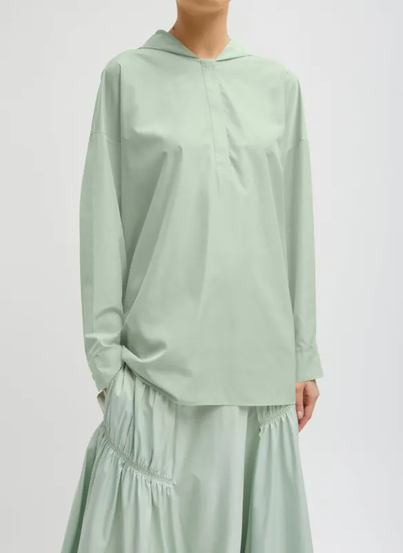 Shirred Nylon Hoodie With Cocoon Back sold by Tibi