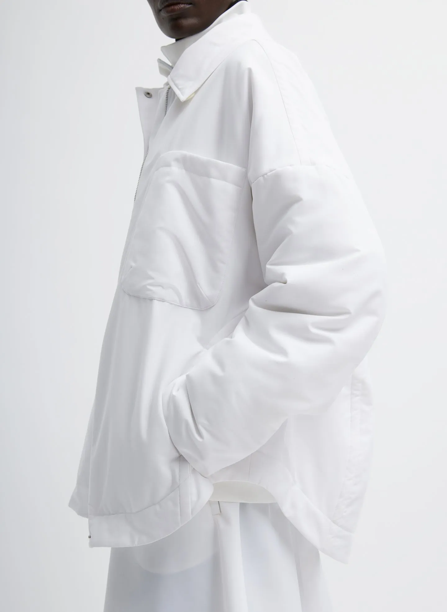 Clyde Padding Shirt Jacket sold by Tibi product image thumbnail 5