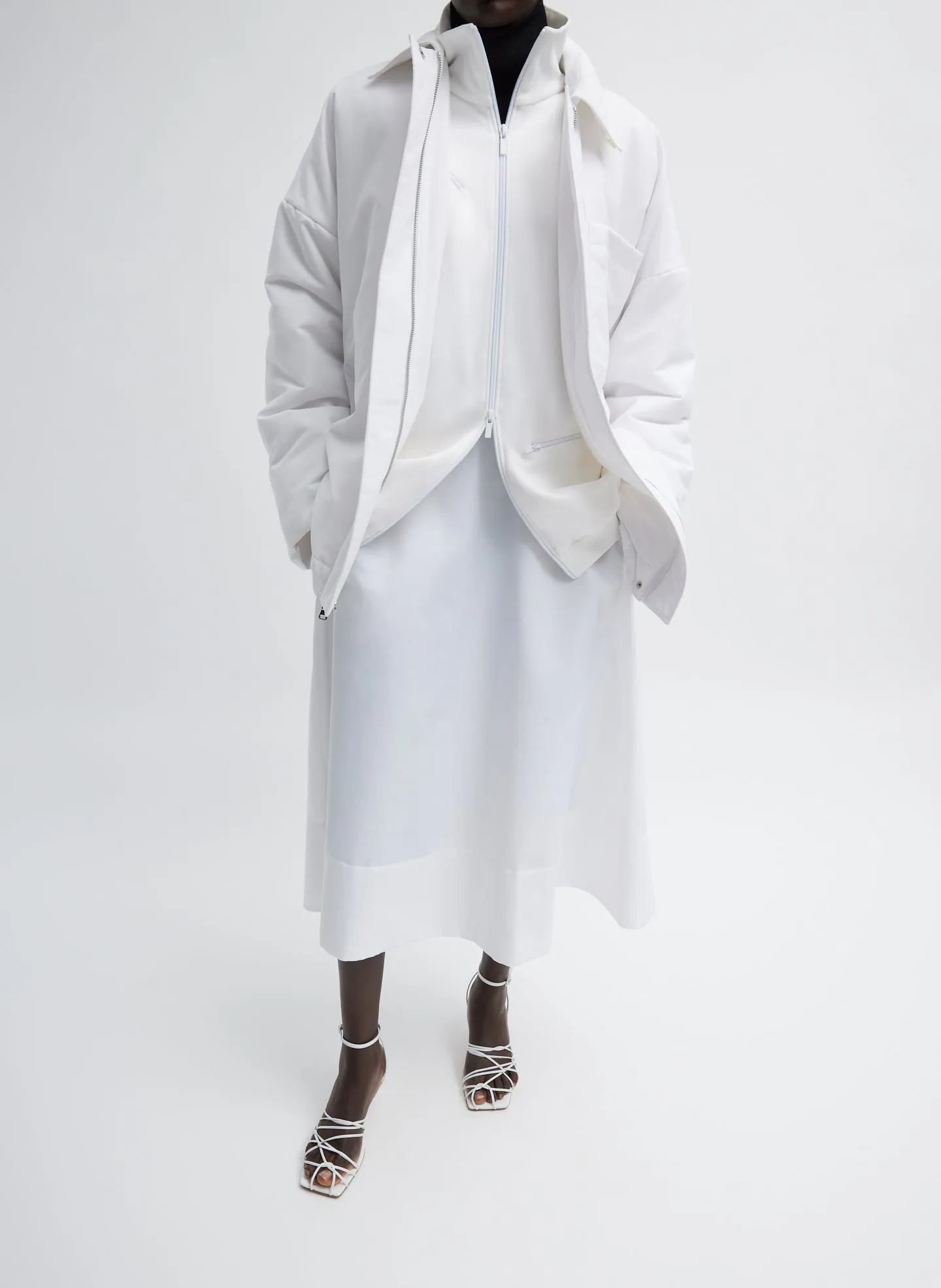 Clyde Padding Shirt Jacket sold by Tibi