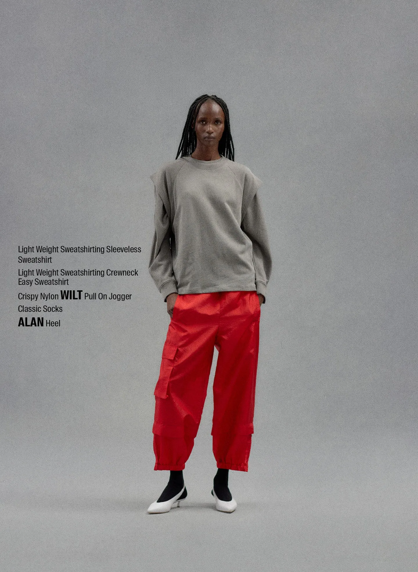 Crispy Nylon Wilt Pull On Jogger sold by Tibi product image thumbnail 2