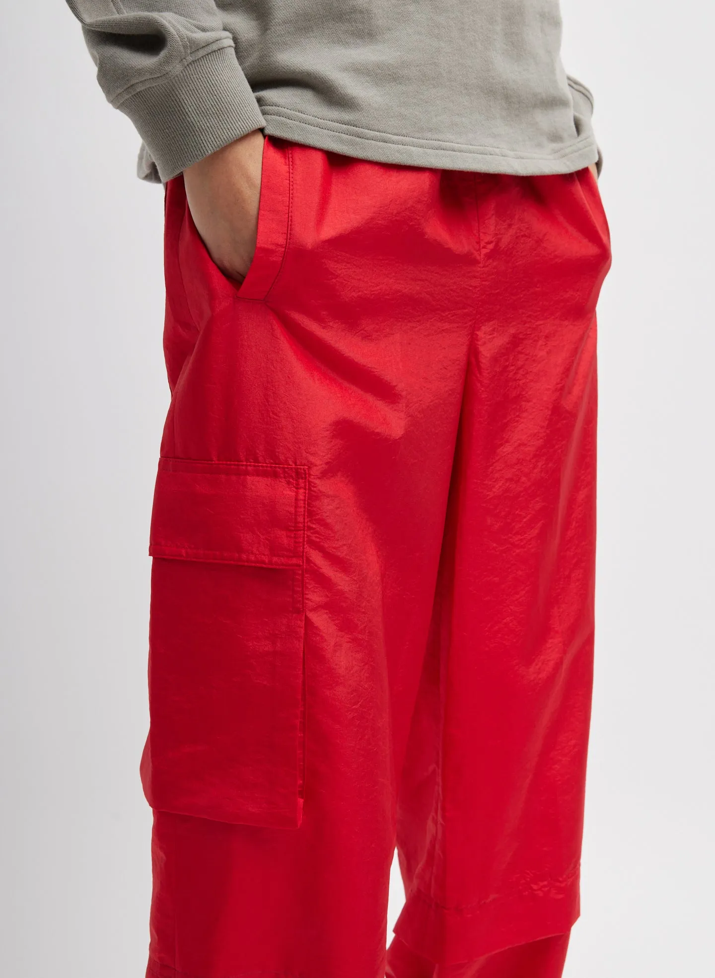 Crispy Nylon Wilt Pull On Jogger sold by Tibi product image thumbnail 3