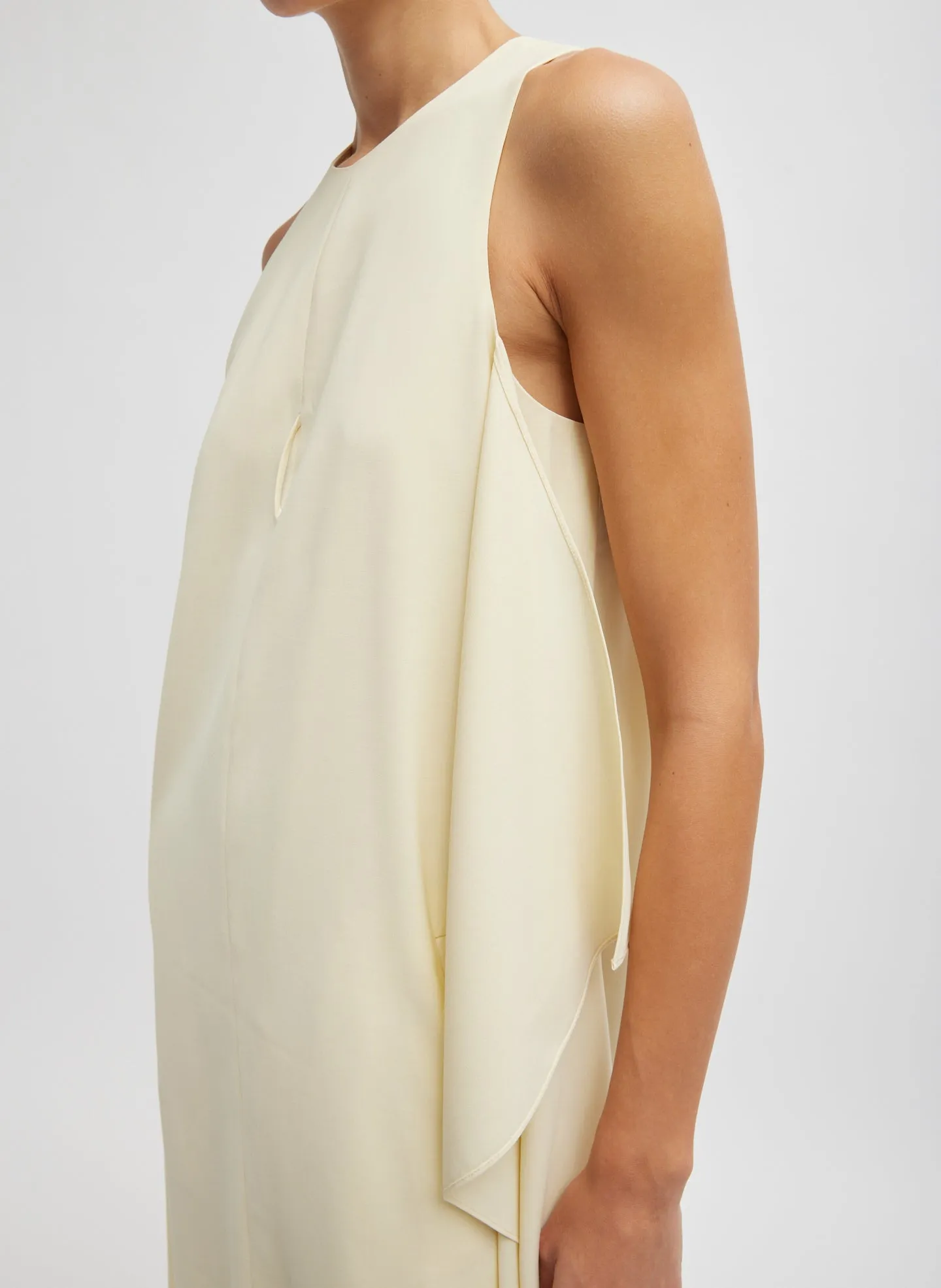 Tropical Wool Tie Front Dress sold by Tibi product image thumbnail 2