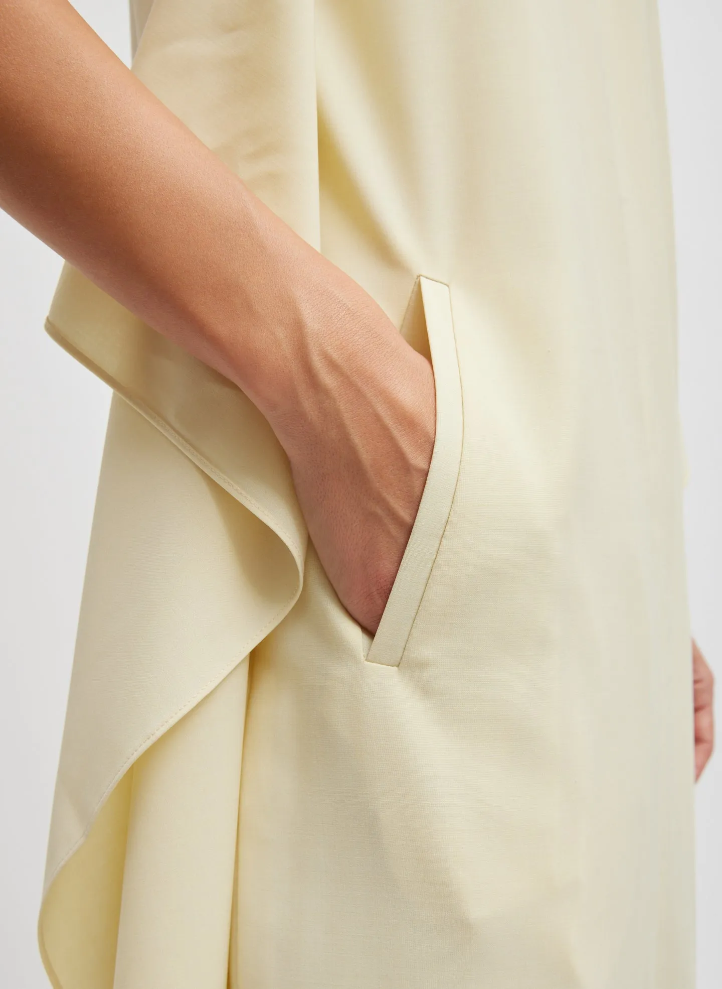 Tropical Wool Tie Front Dress sold by Tibi product image thumbnail 3