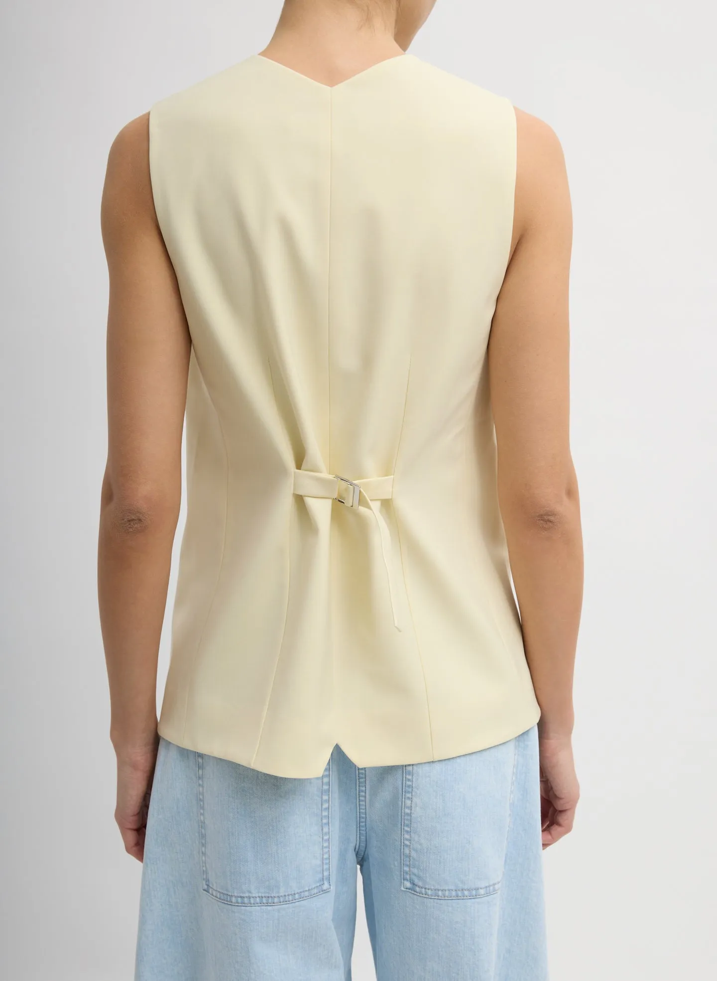 Tropical Wool Easy Vest sold by Tibi product image thumbnail 4