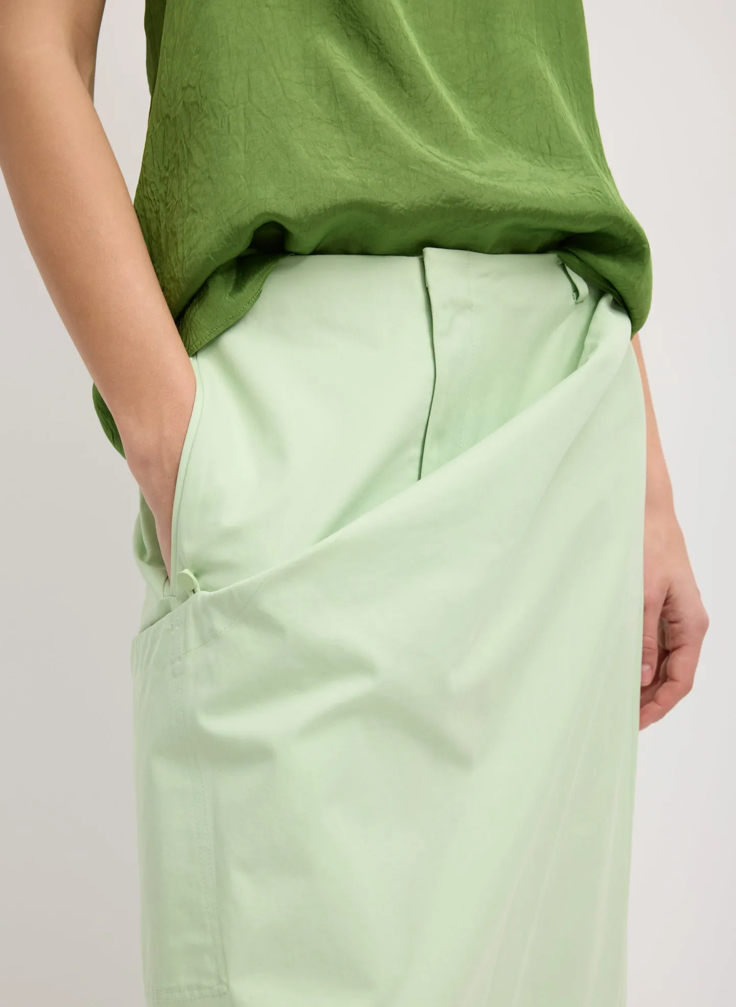 Bio Twill Riding Skirt sold by Tibi product image thumbnail 5