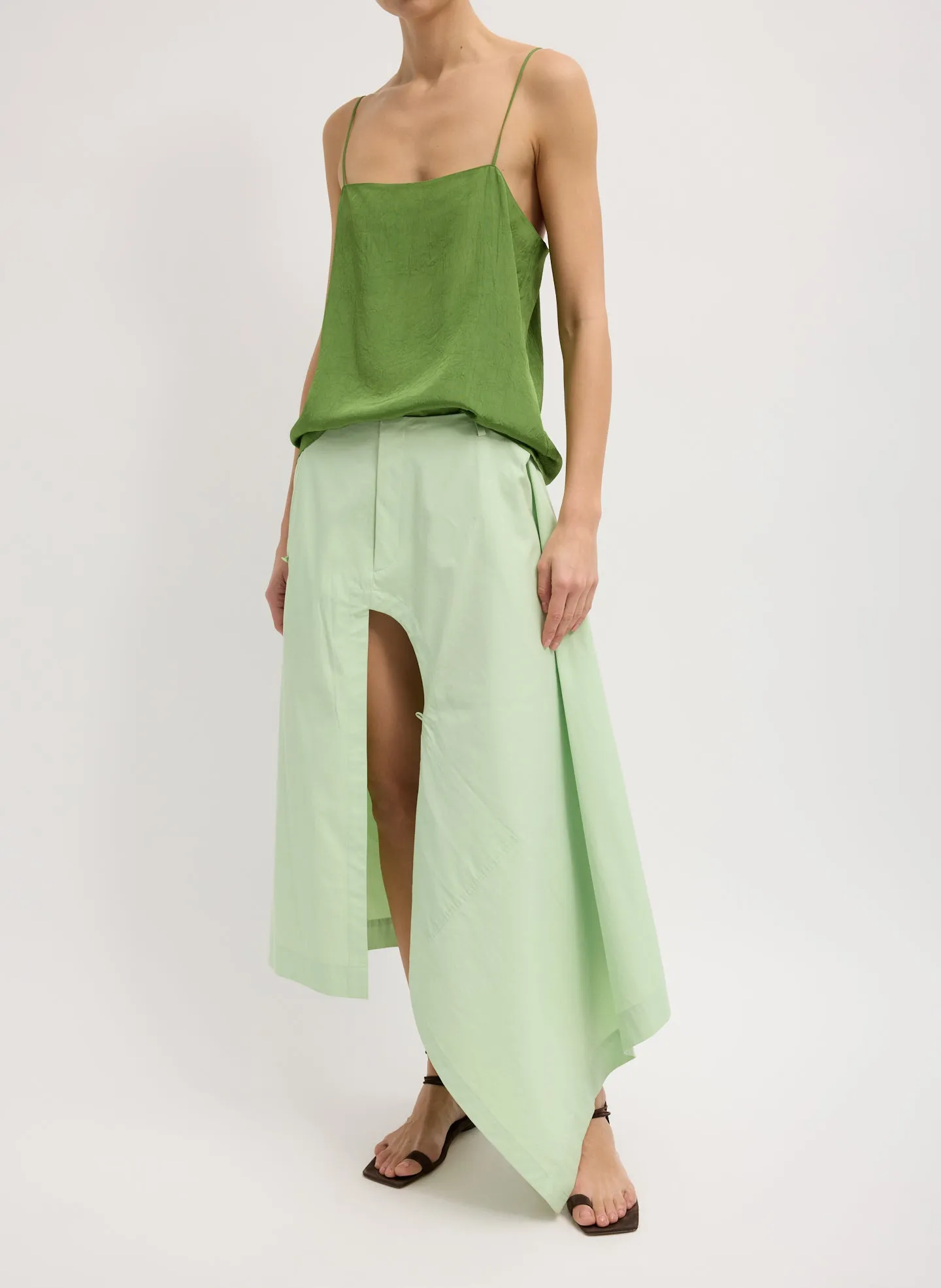 Bio Twill Riding Skirt sold by Tibi product image thumbnail 3
