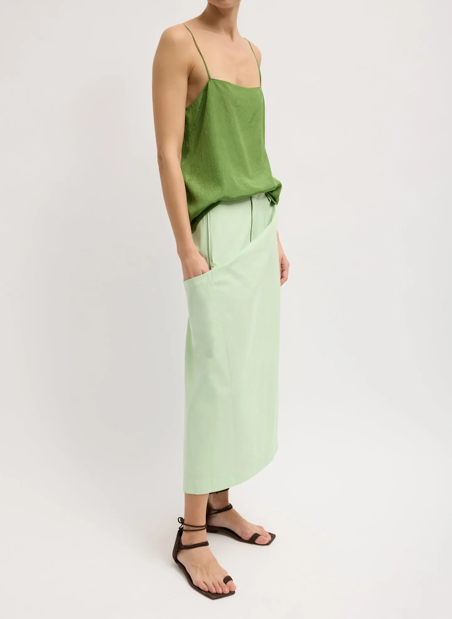 Bio Twill Riding Skirt sold by Tibi product image thumbnail 4