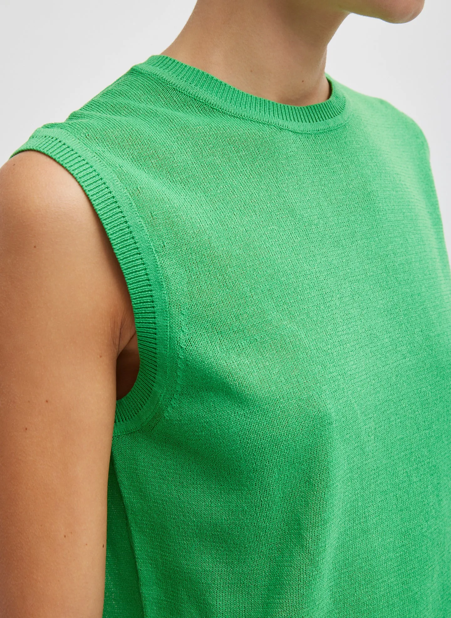 Crispy Sleeveless Sweater sold by Tibi product image thumbnail 2