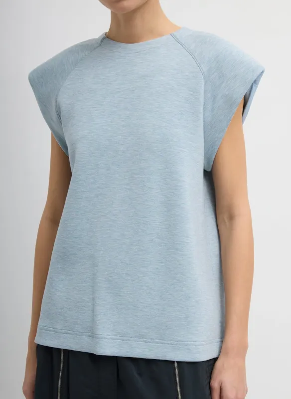 Bonded Viscose Sculpted Sleeveless Top sold by Tibi