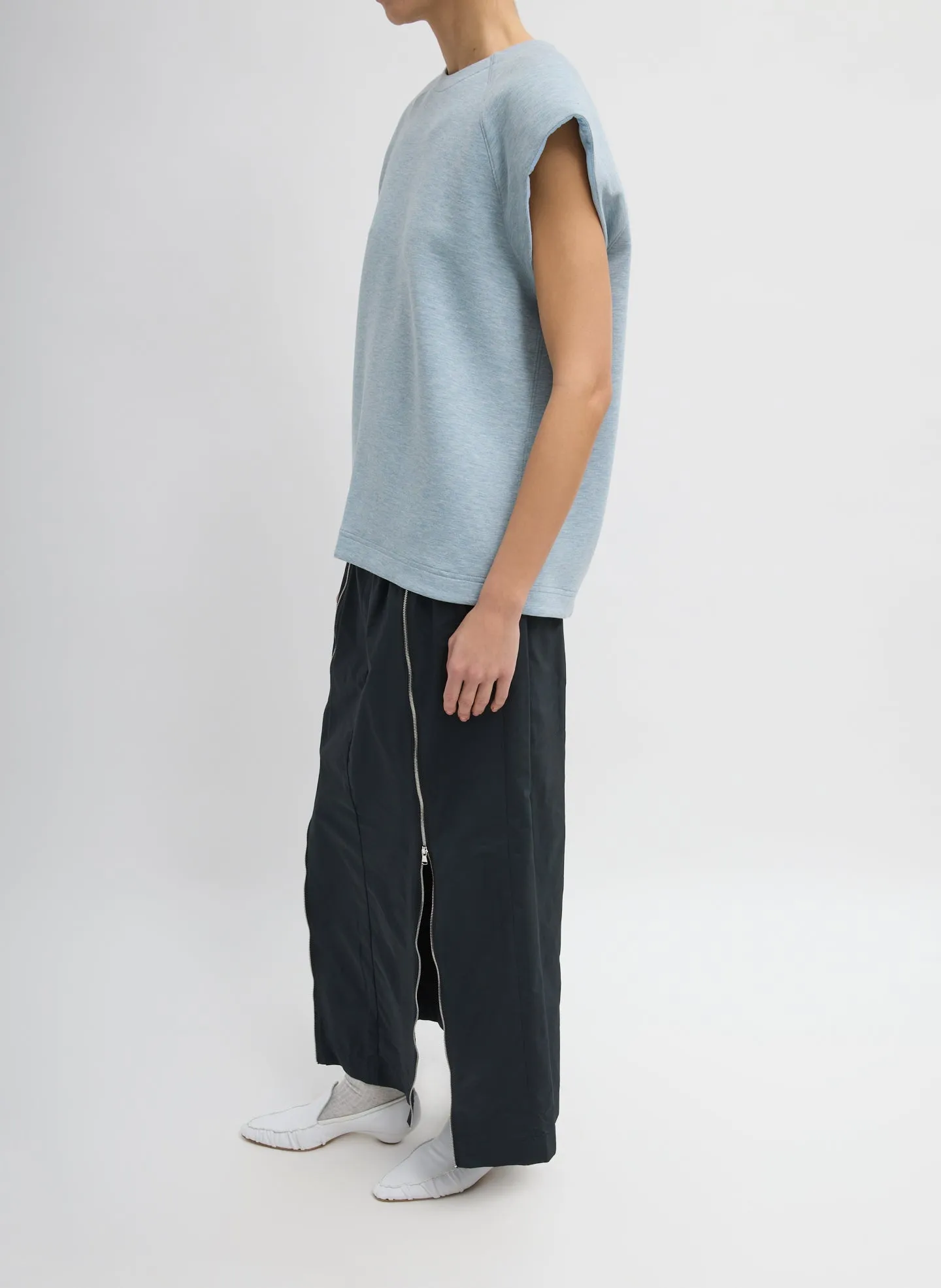 Bonded Viscose Sculpted Sleeveless Top sold by Tibi product image thumbnail 5