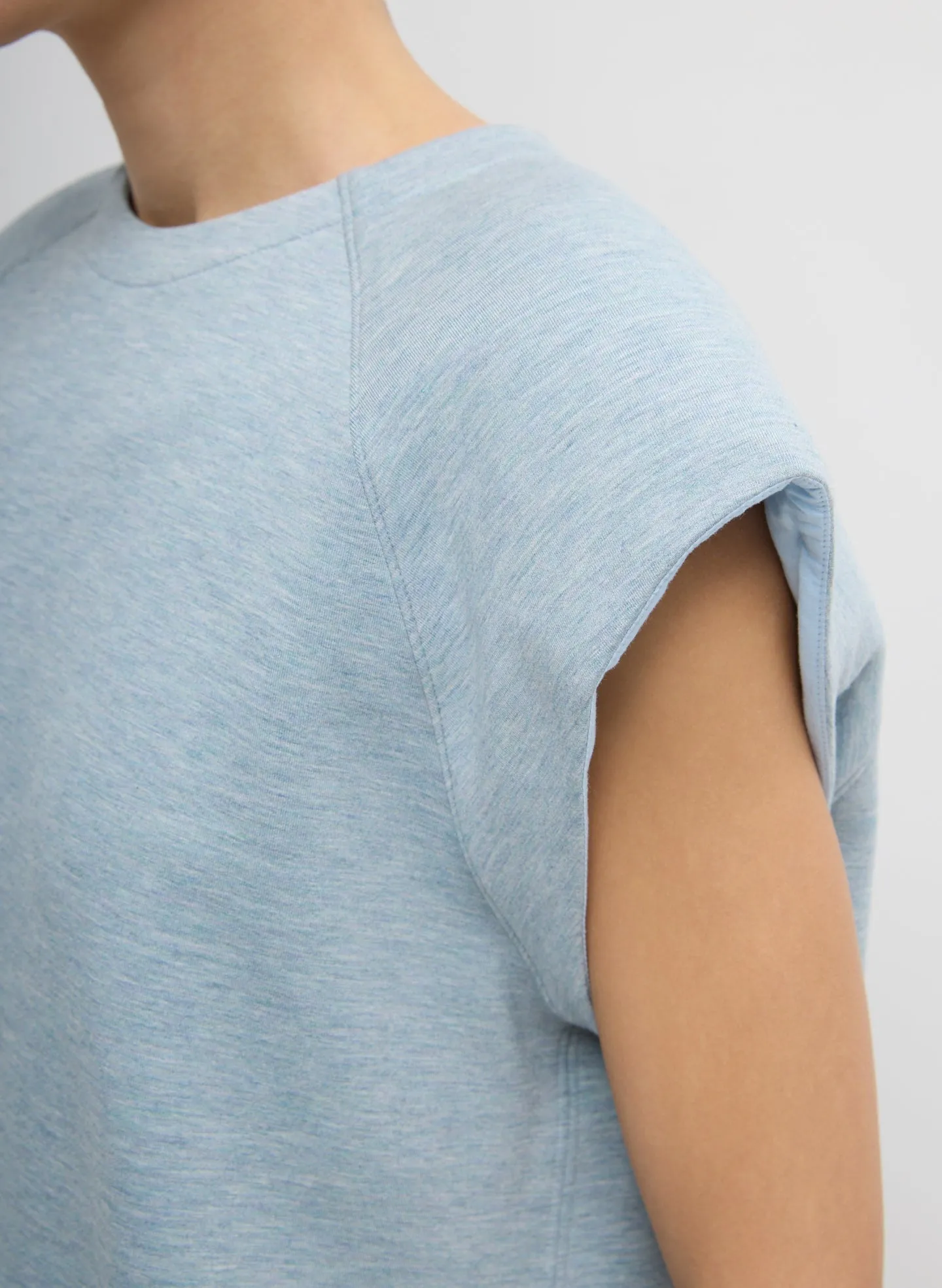 Bonded Viscose Sculpted Sleeveless Top sold by Tibi product image thumbnail 2