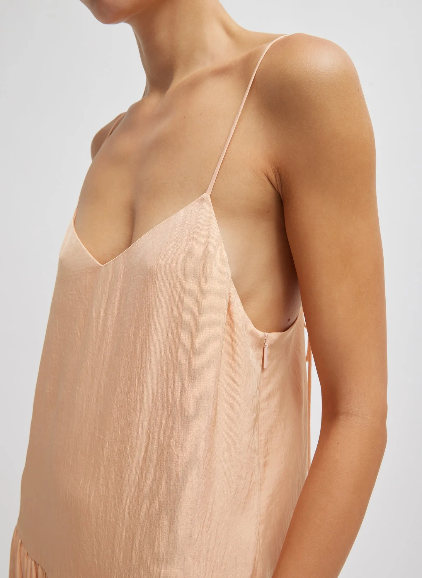 Spring Acetate Strappy Jalouise Dress sold by Tibi product image thumbnail 2