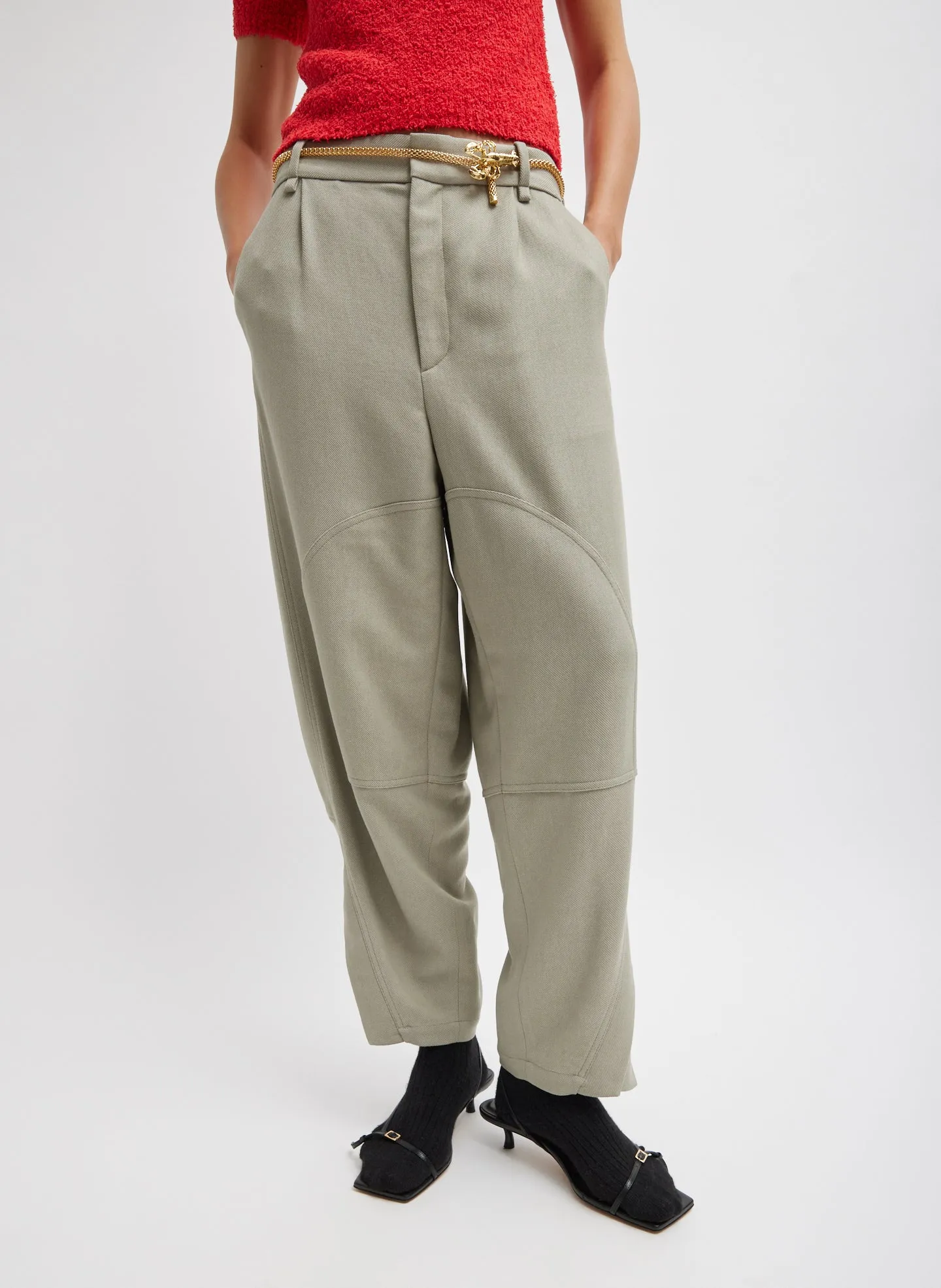 Cavalier Twill Colt Trouser sold by Tibi