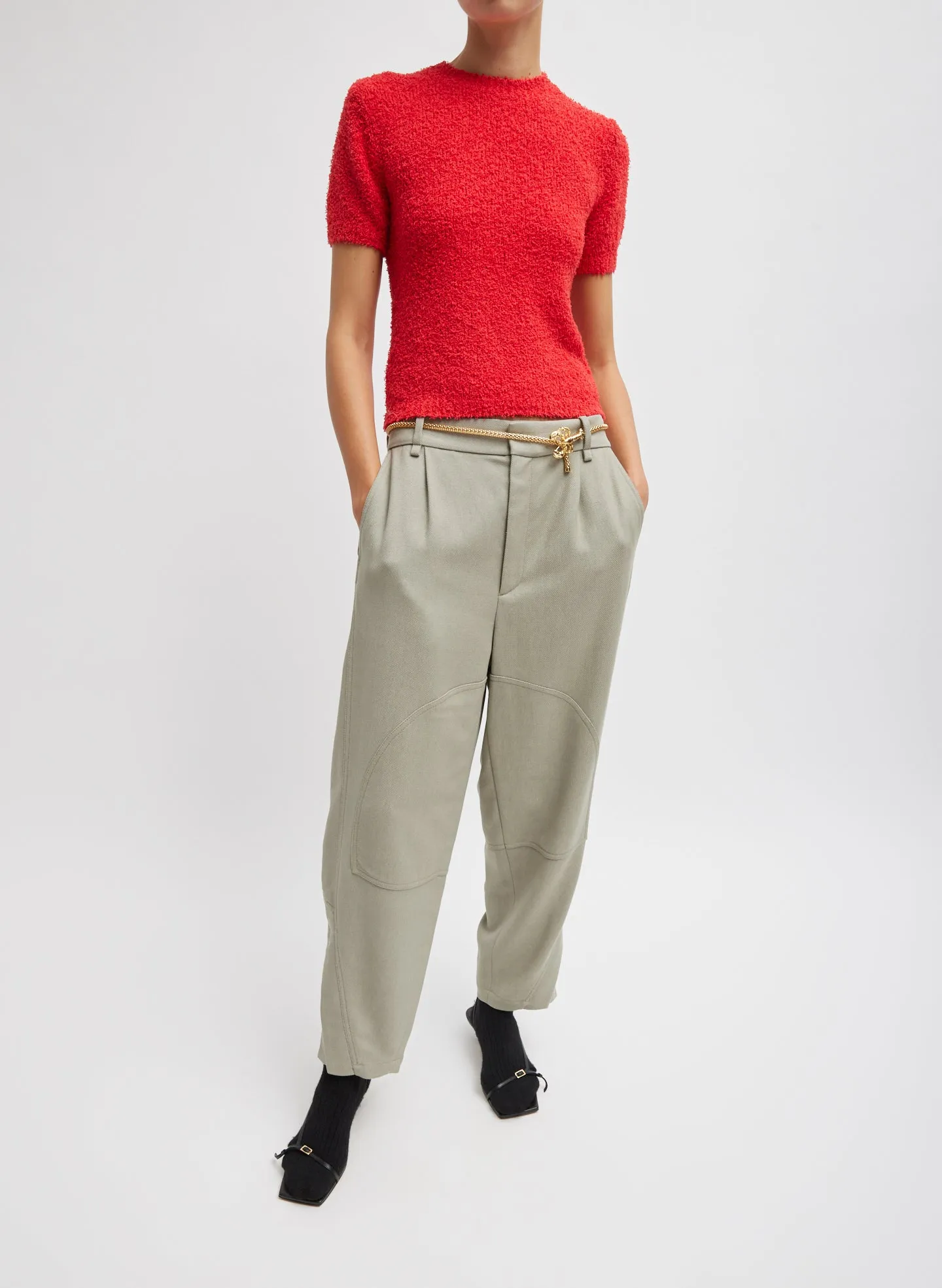 Cavalier Twill Colt Trouser sold by Tibi product image thumbnail 4