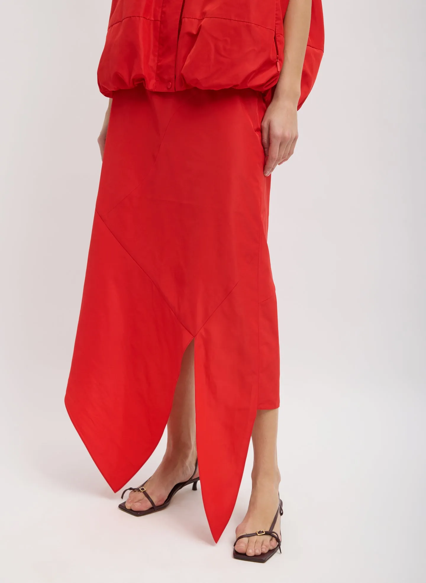 Italian Sporty Nylon Tie Skirt sold by Tibi