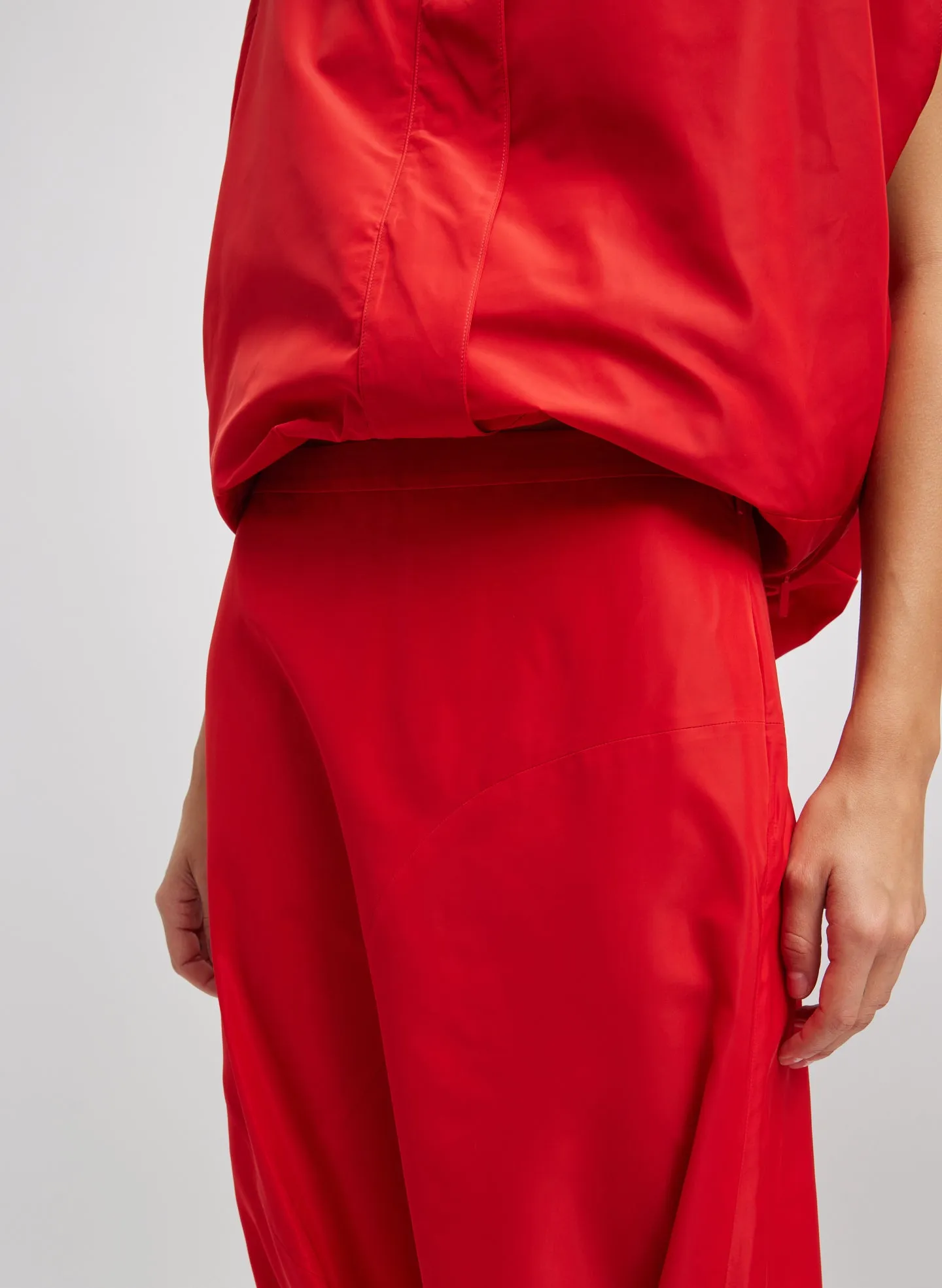 Italian Sporty Nylon Tie Skirt sold by Tibi product image thumbnail 3