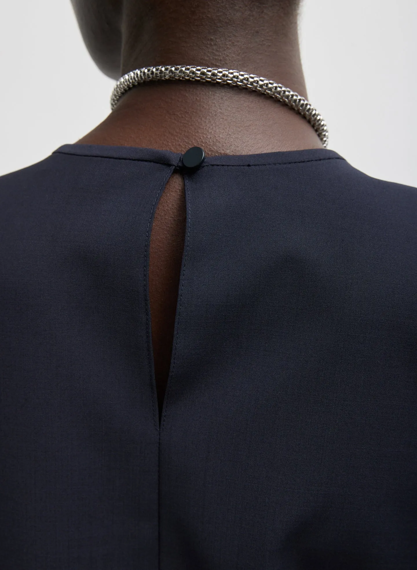 Tropical Wool Tie Front T-Shirt sold by Tibi product image thumbnail 3