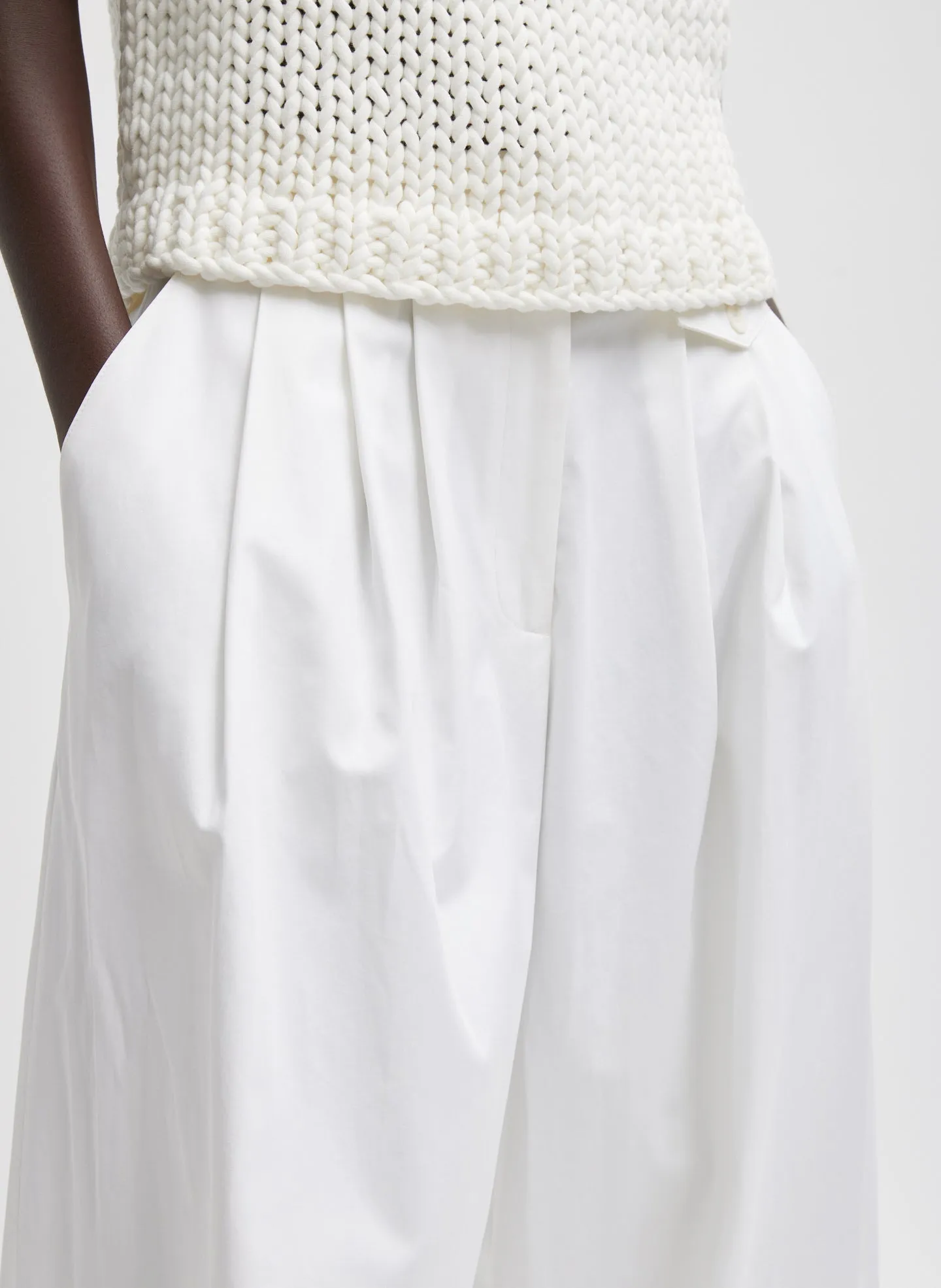 Bio Twill Triple Pleat Pant sold by Tibi product image thumbnail 2