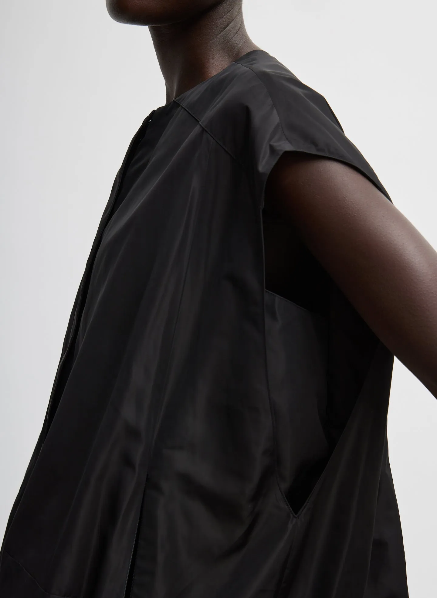 Italian Sporty Nylon Sleeveless Blousant Vest sold by Tibi product image thumbnail 3