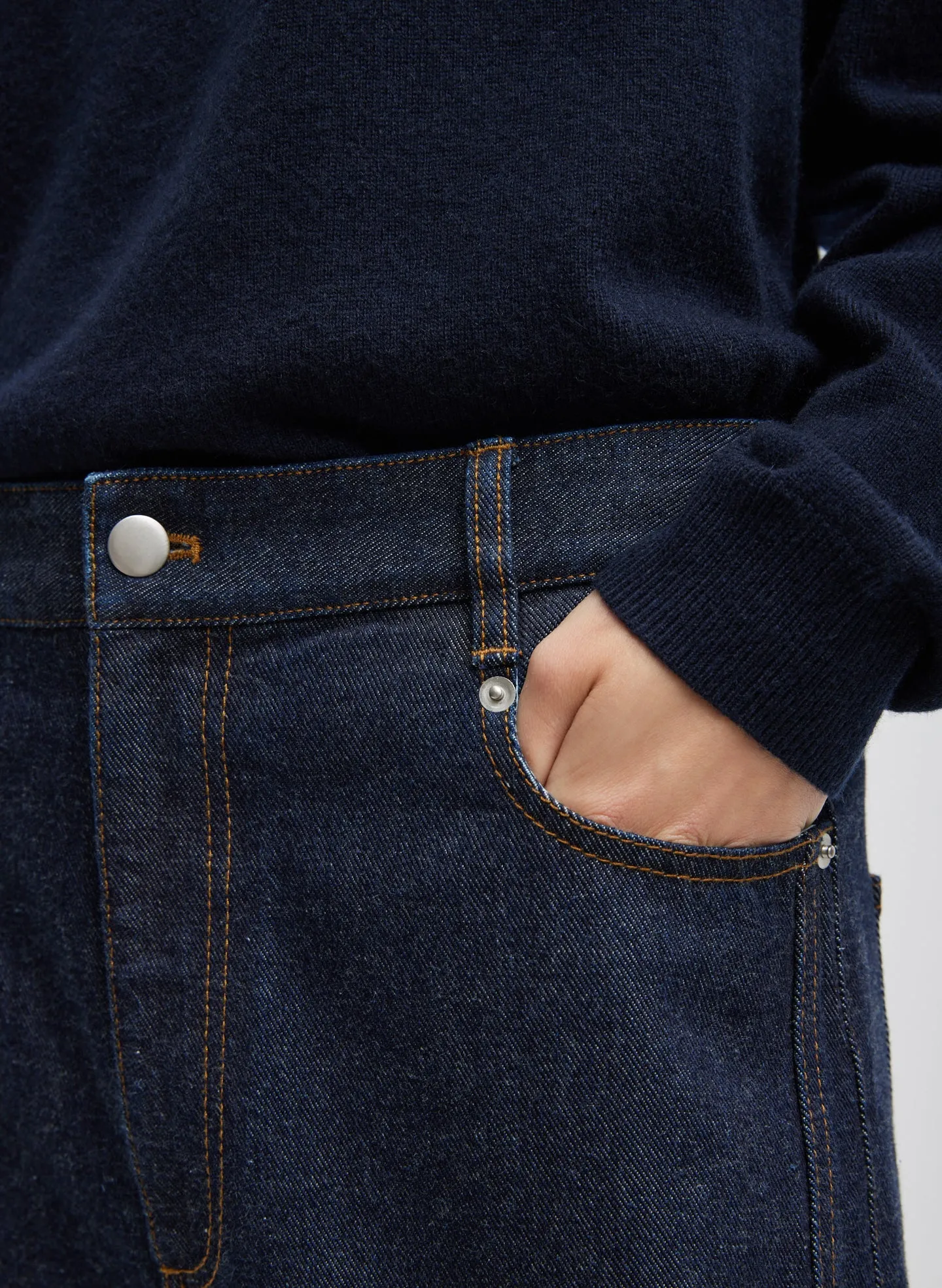 Indigo Denim Earl Jean sold by Tibi product image thumbnail 2