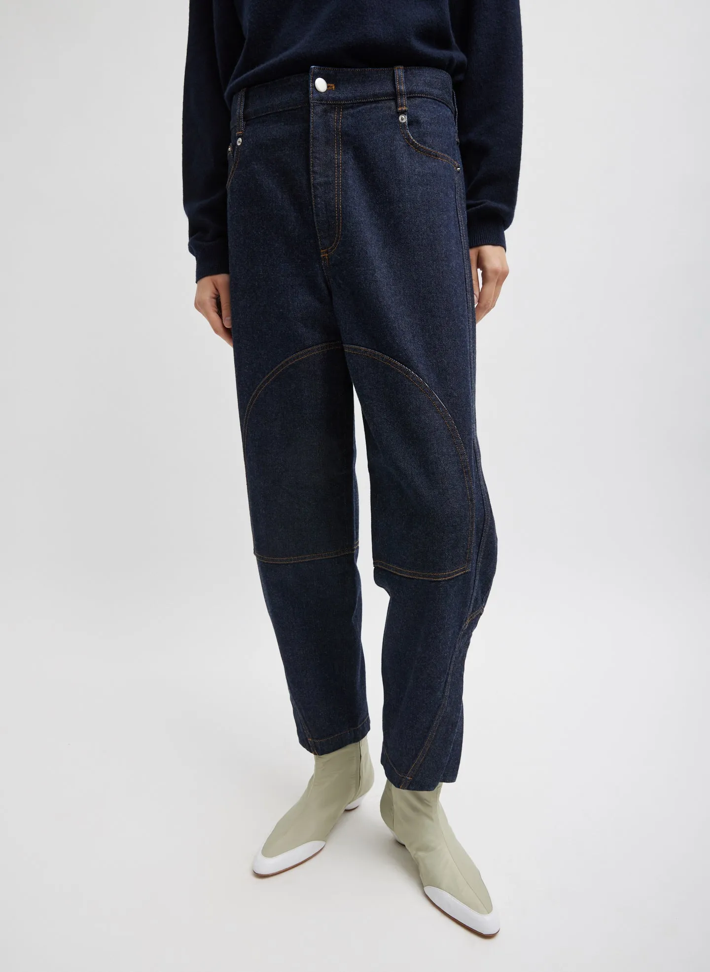 Indigo Denim Earl Jean sold by Tibi