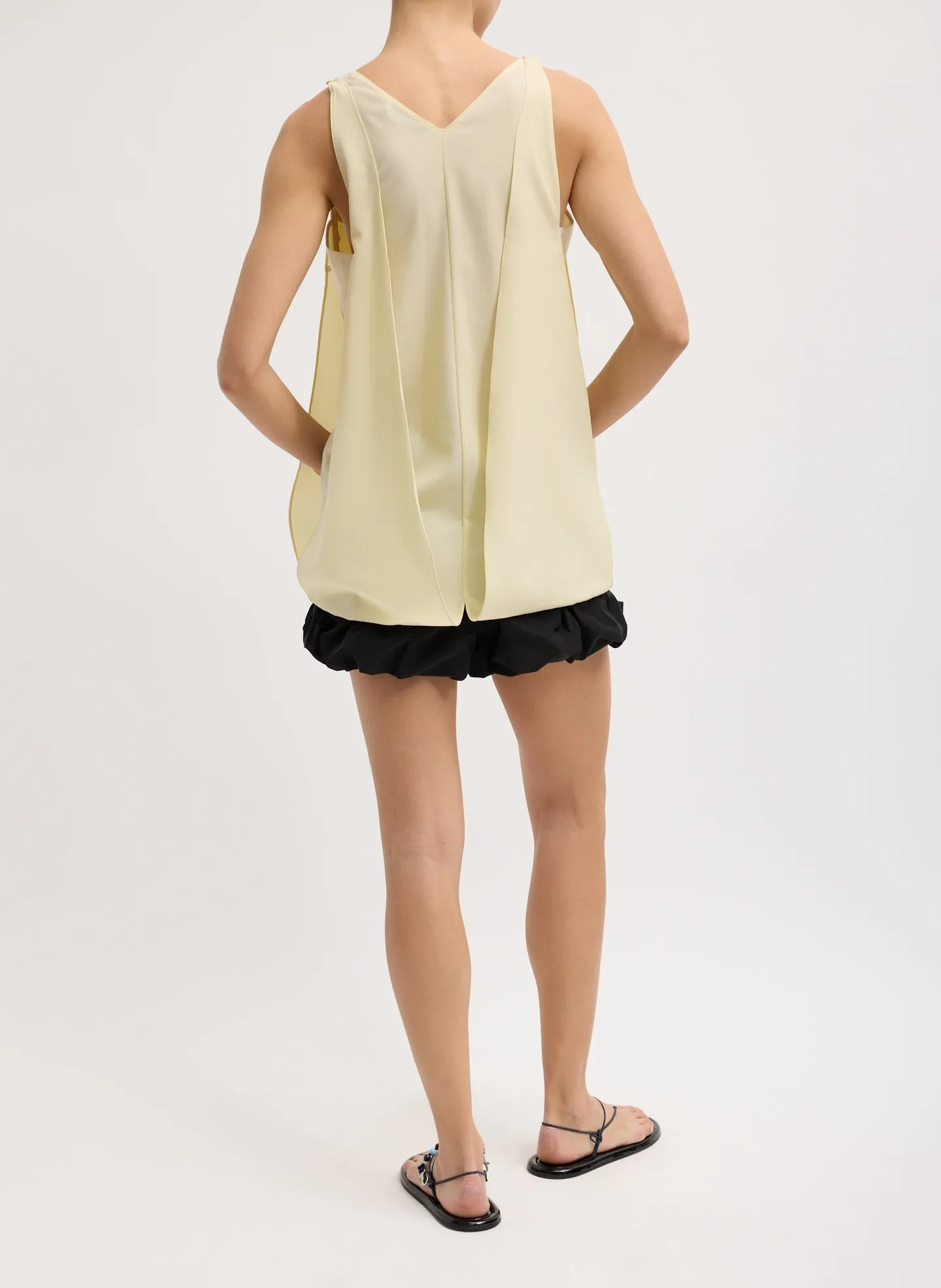 Tropical Wool Sleeveless Paneled Tunic sold by Tibi product image thumbnail 3