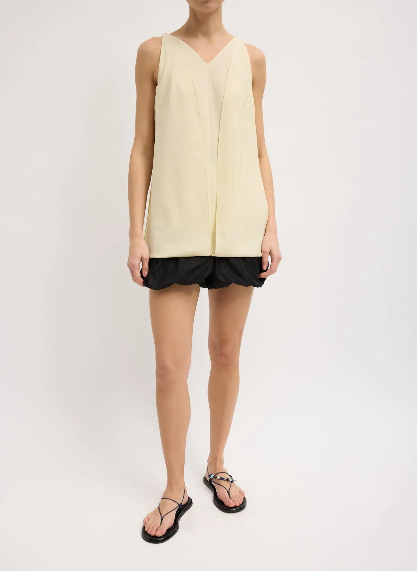 Tropical Wool Sleeveless Paneled Tunic sold by Tibi product image thumbnail 2
