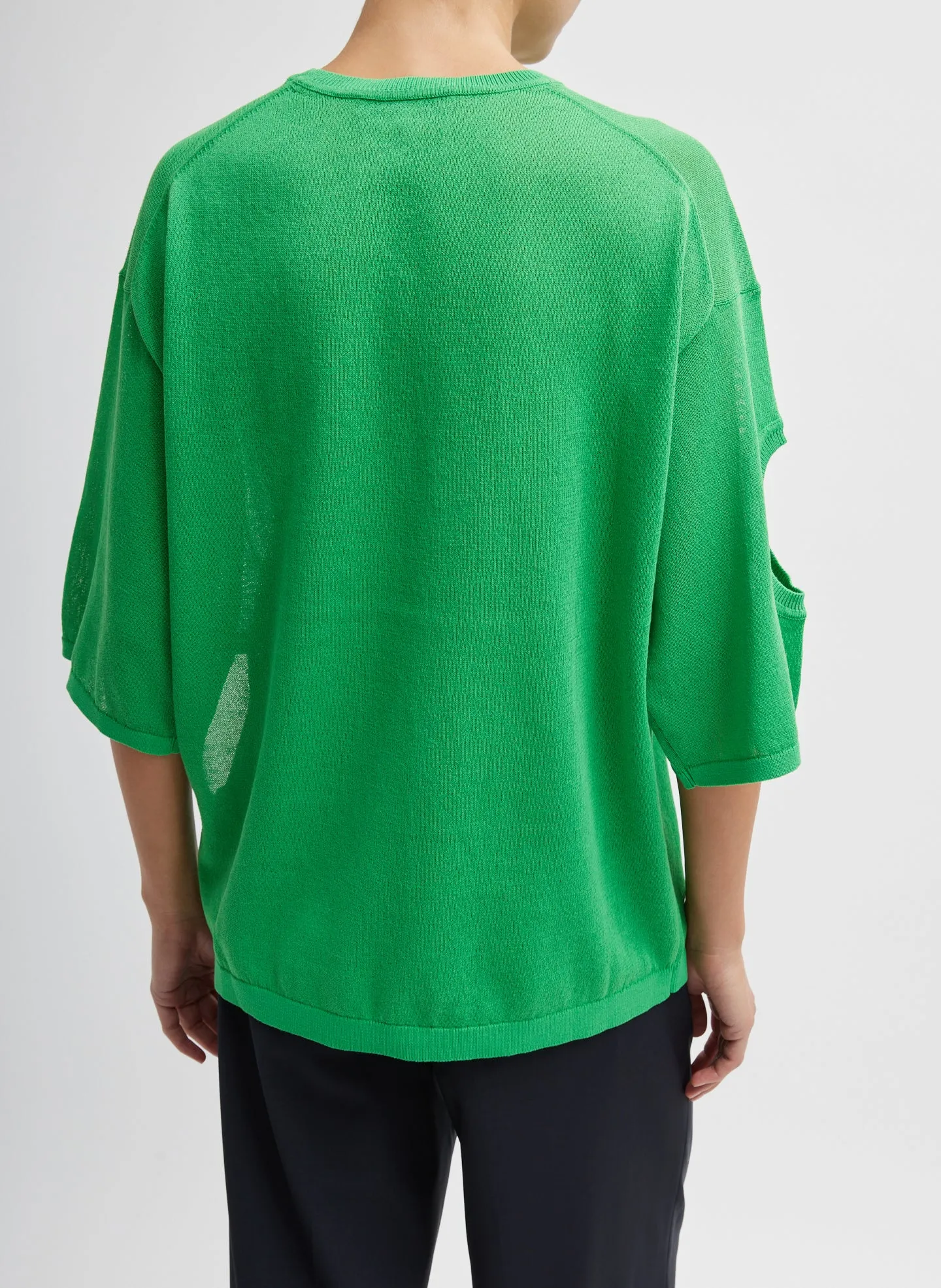 Crispy Sweater Oversized Easy T-Shirt sold by Tibi product image thumbnail 3