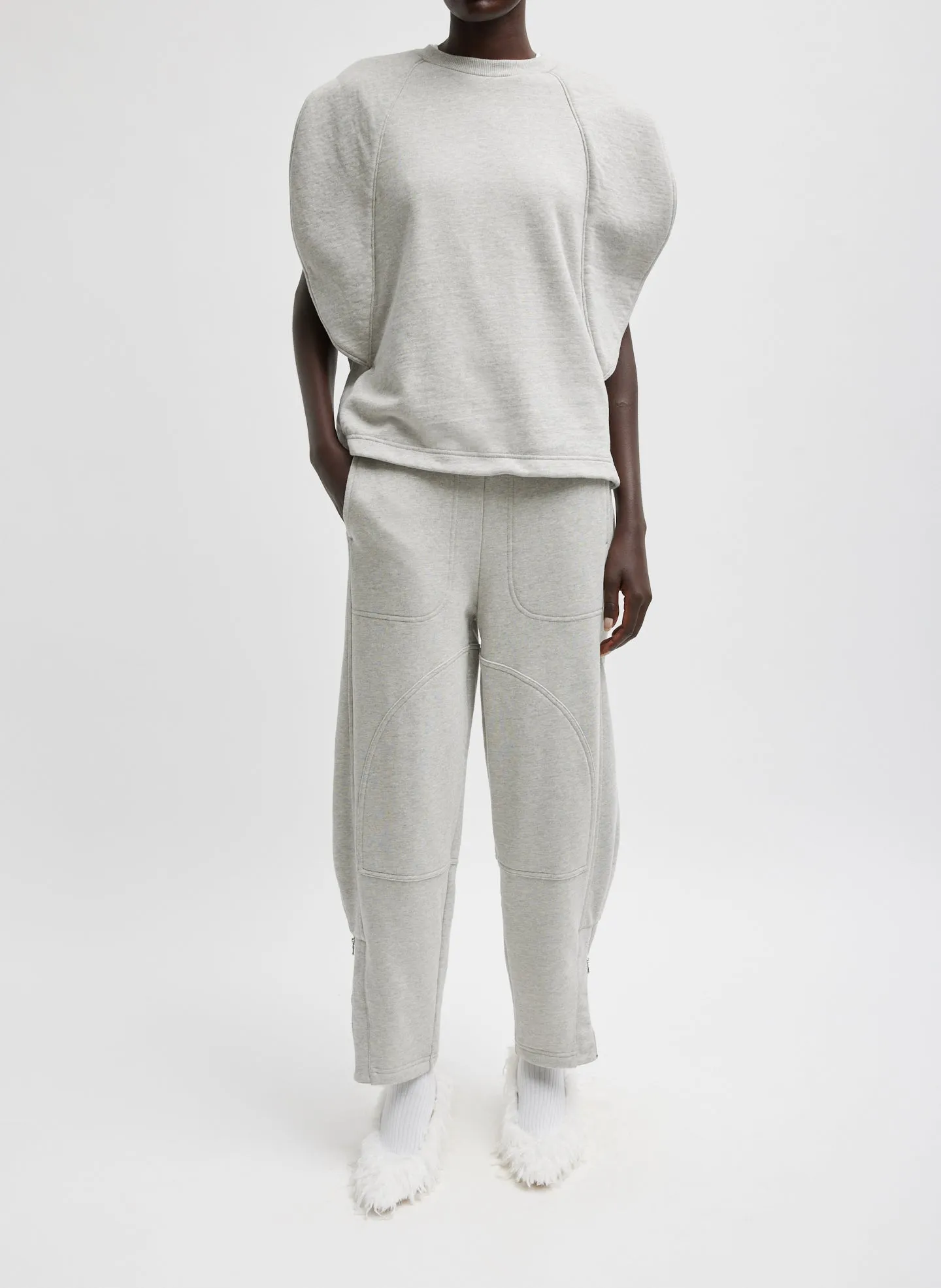 Rounded Sweatshirt sold by Tibi product image thumbnail 3