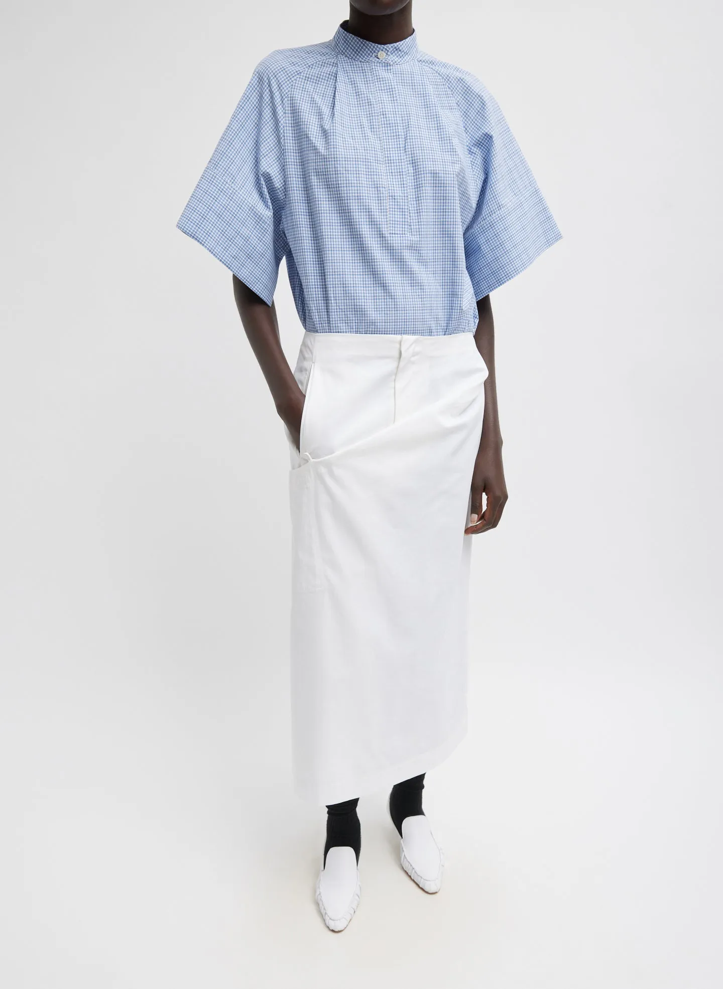 Bio Twill Riding Skirt sold by Tibi product image thumbnail 4