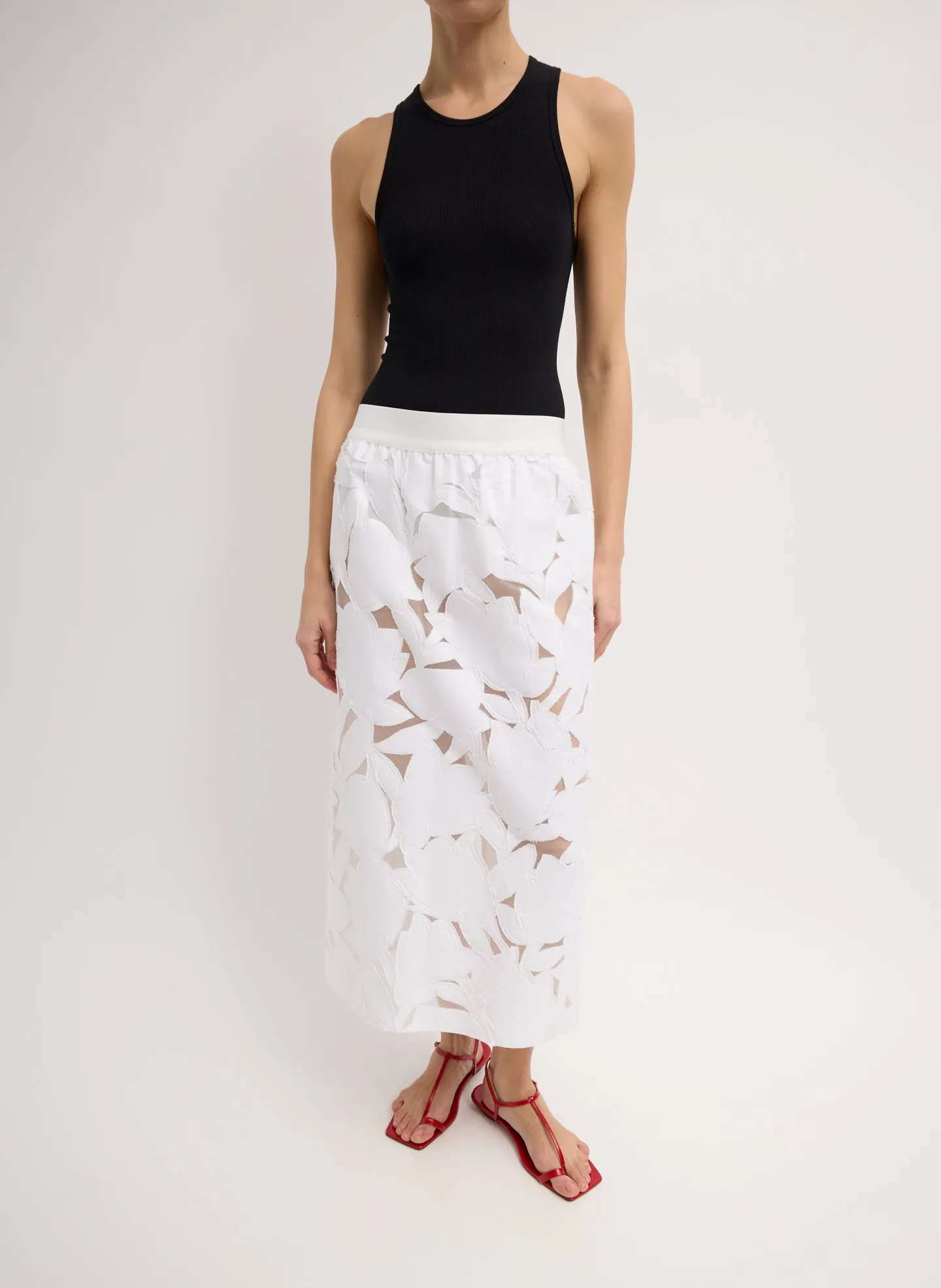 Adelle Fil Coupe Pencil Skirt sold by Tibi