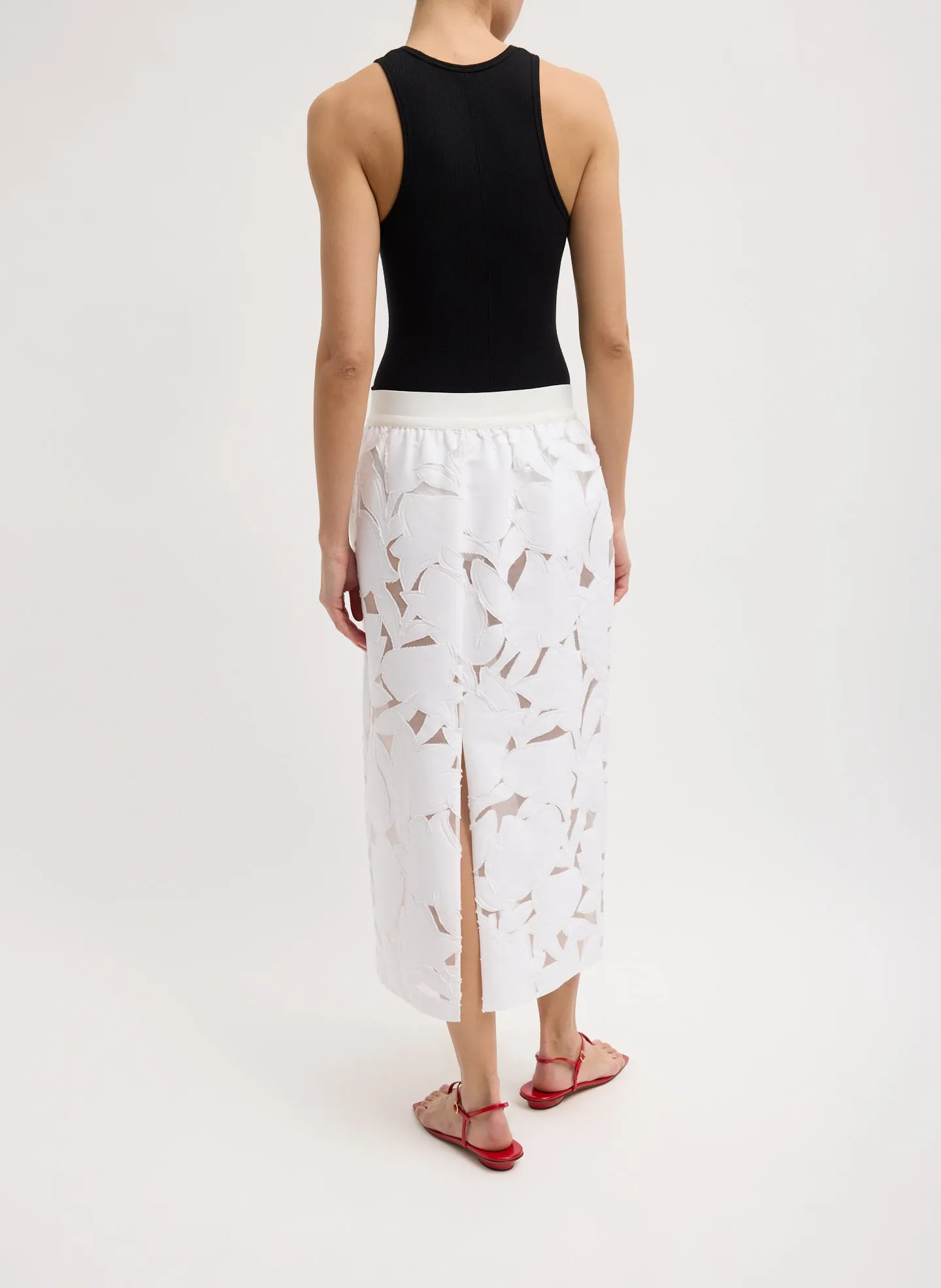 Adelle Fil Coupe Pencil Skirt sold by Tibi product image thumbnail 5