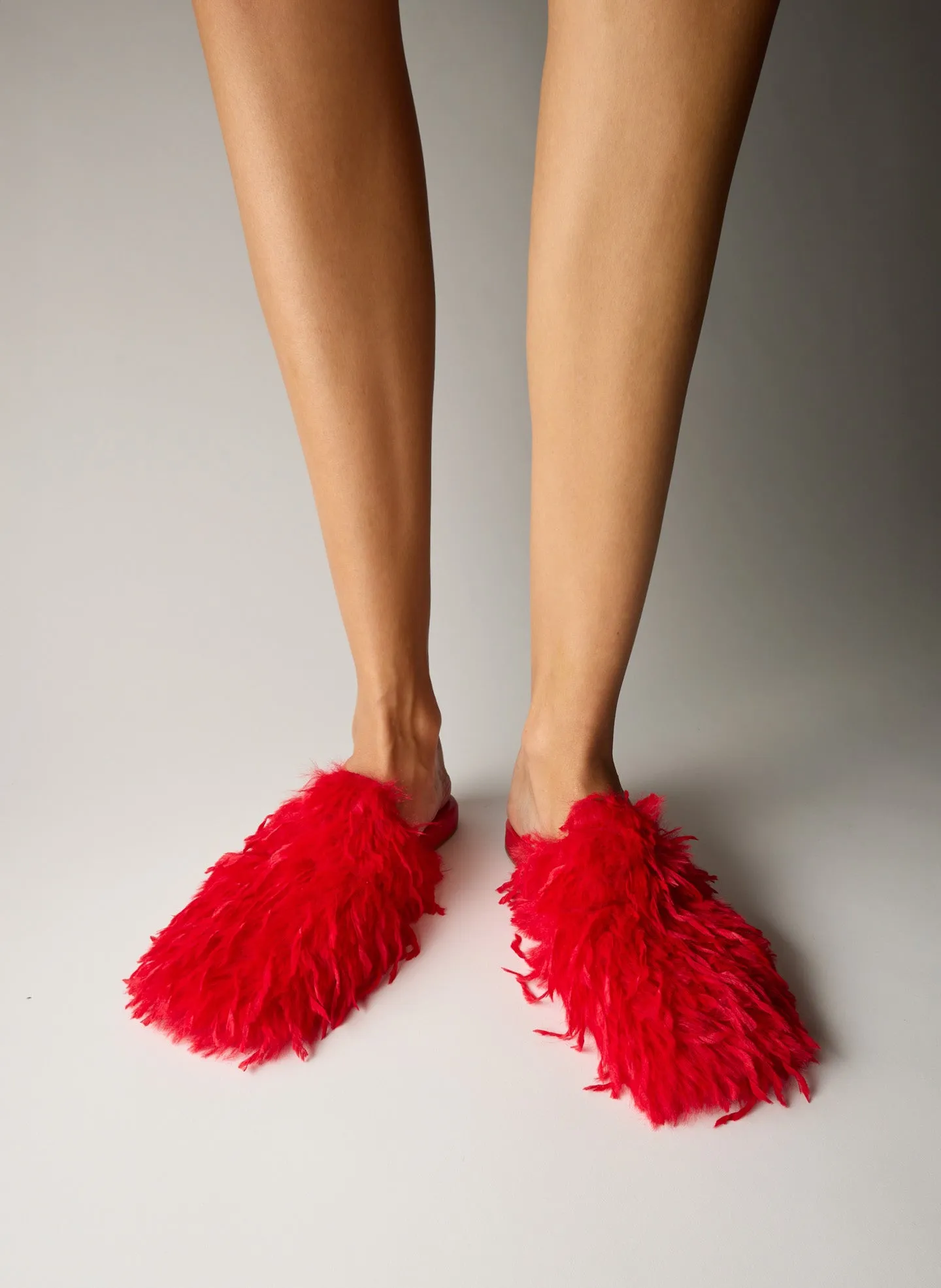 Faux Feather Granger Slide sold by Tibi product image thumbnail 2
