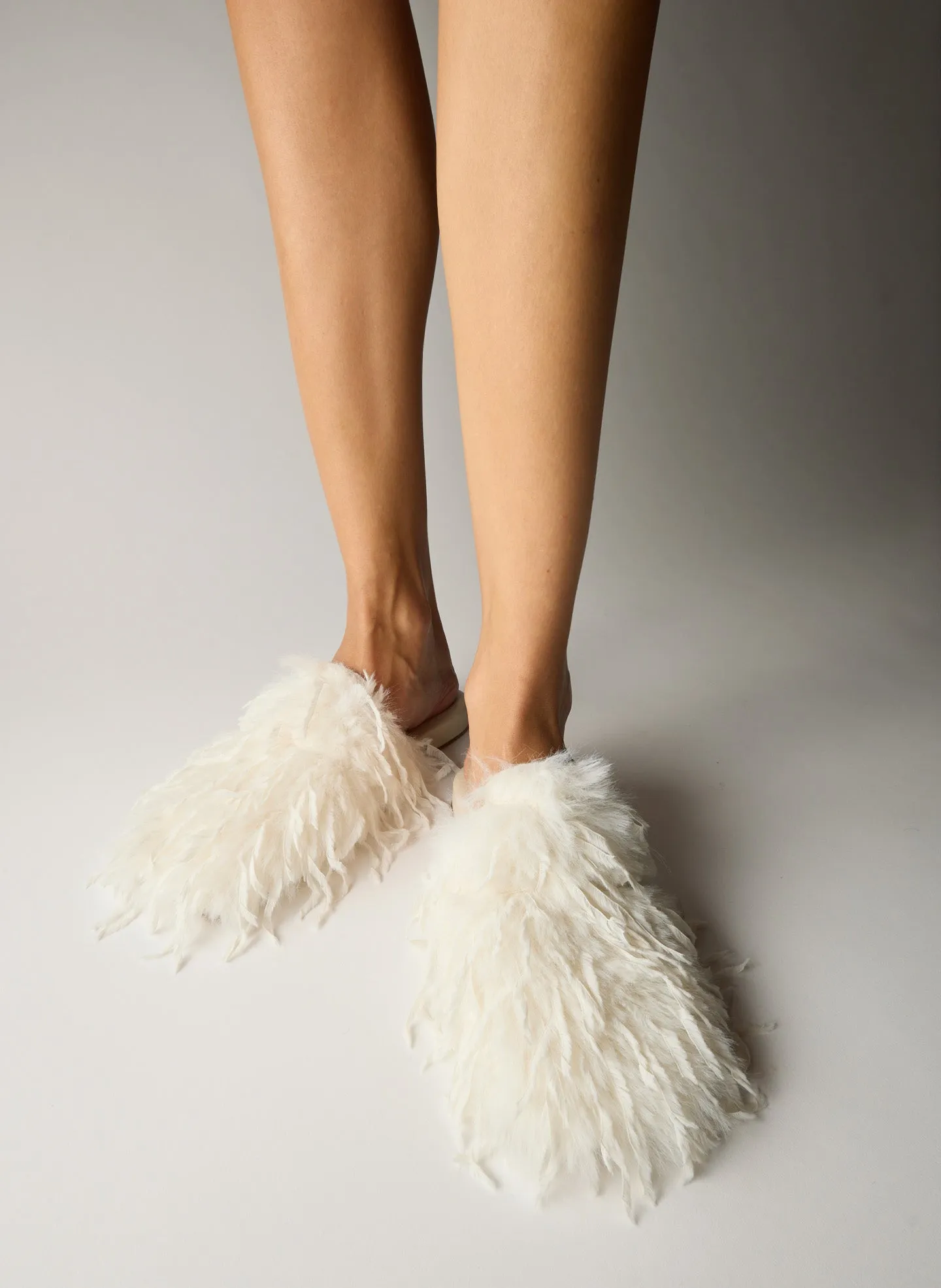 Faux Feather Granger Slide sold by Tibi product image thumbnail 2