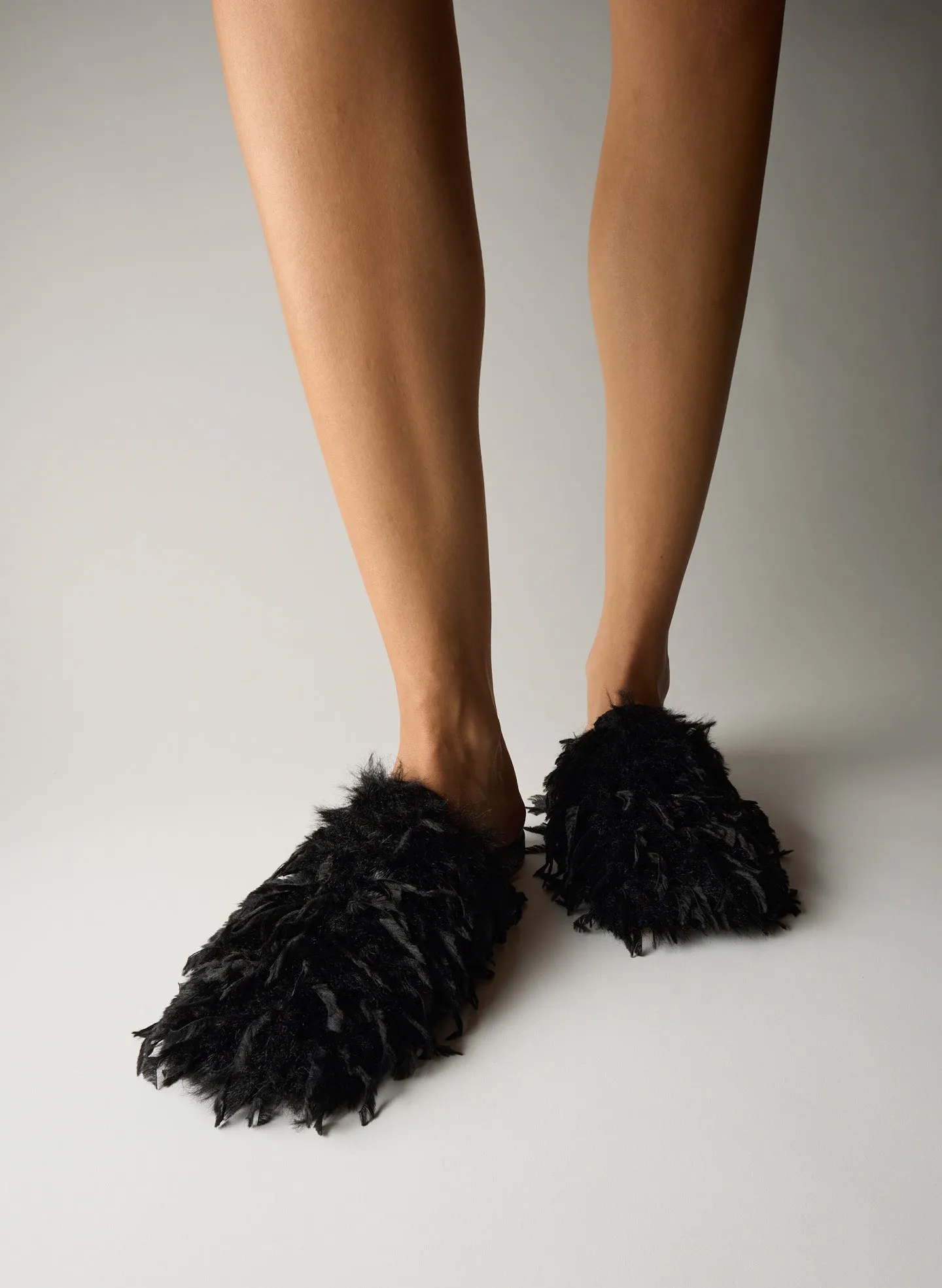 Faux Feather Granger Slide sold by Tibi product image thumbnail 2