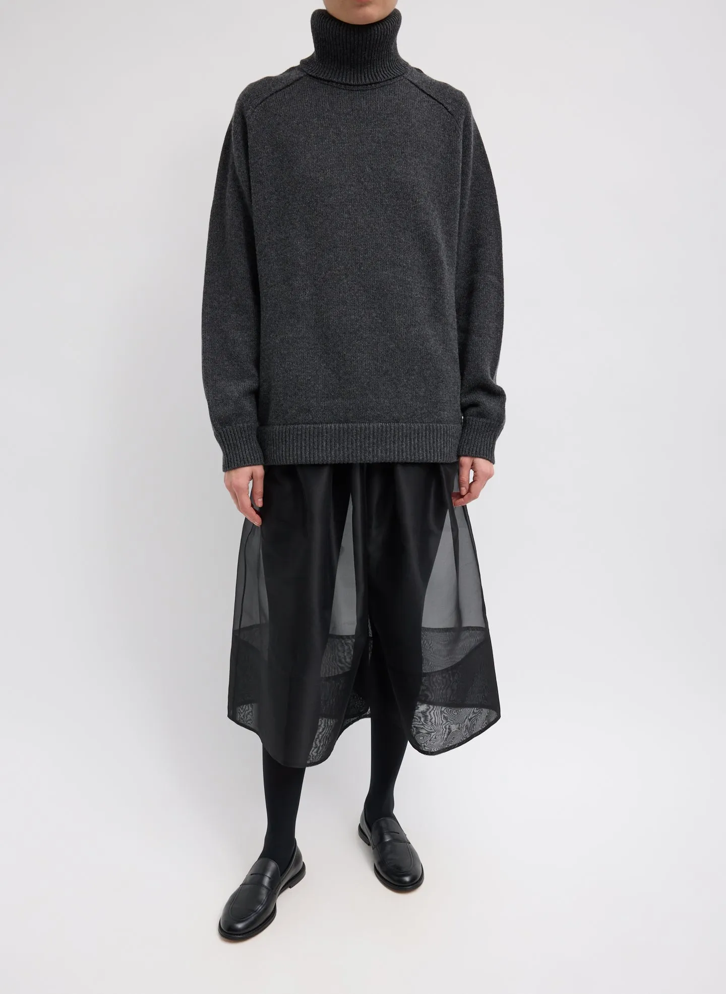 Cashmere Turtleneck Oversized Pullover Sweater sold by Tibi product image thumbnail 3