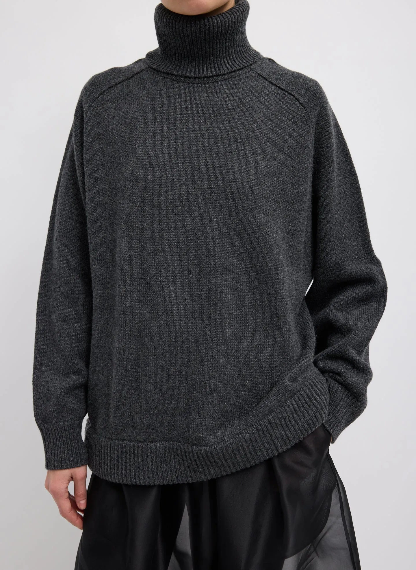 Cashmere Turtleneck Oversized Pullover Sweater sold by Tibi