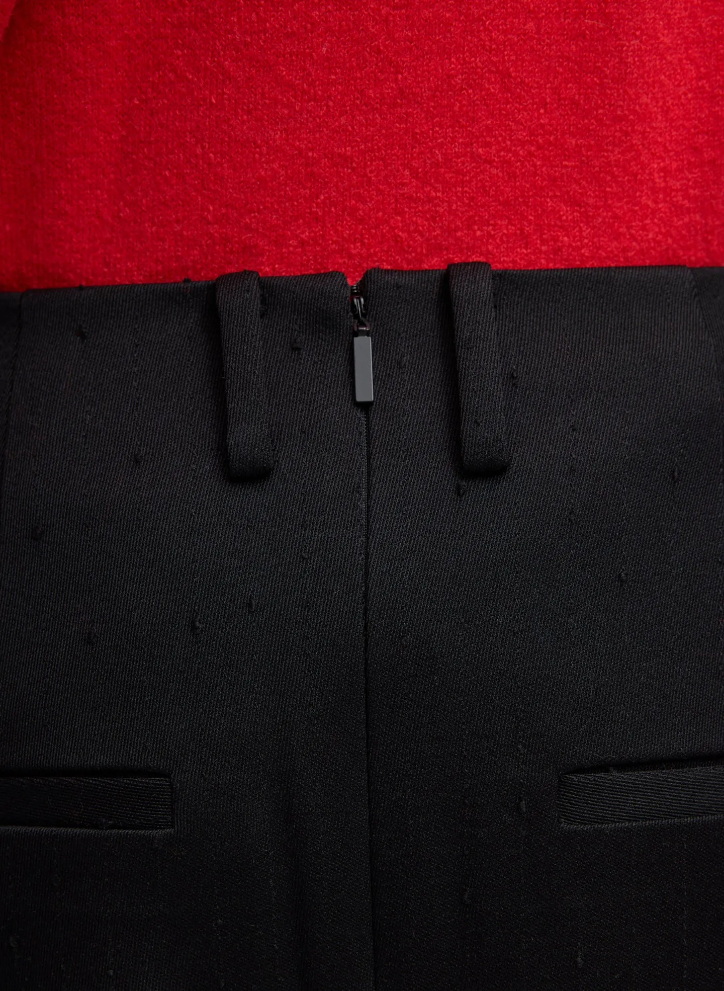 Refined Wool Slub Pencil Skirt sold by Tibi product image thumbnail 5