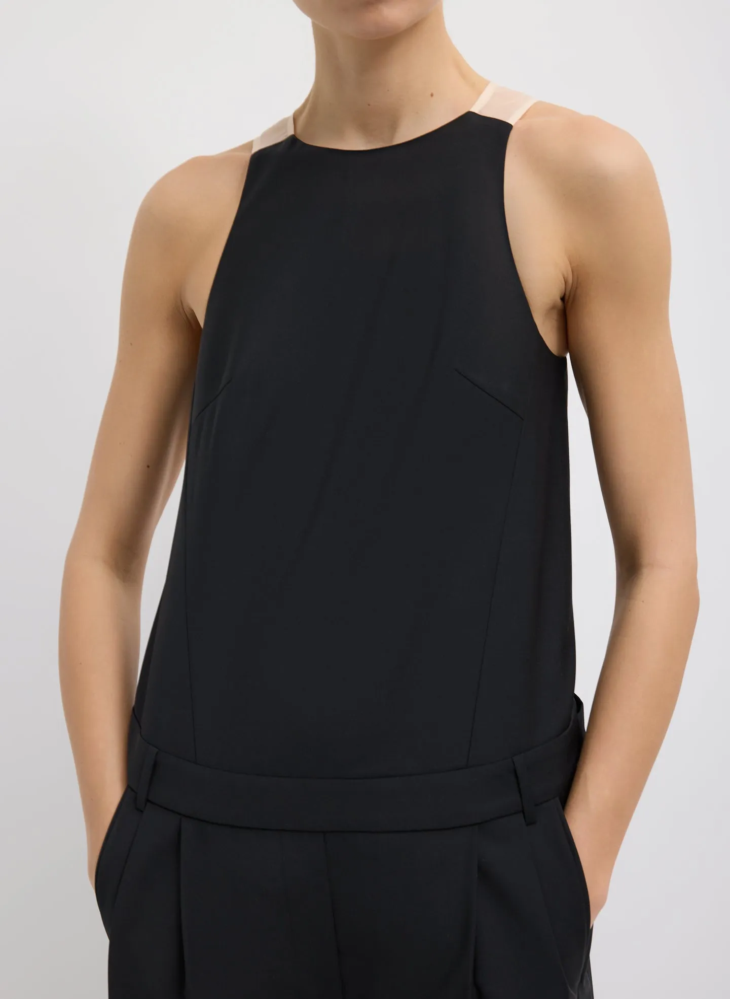 Recycled Tropical Wool Jumpsuit sold by Tibi product image thumbnail 5