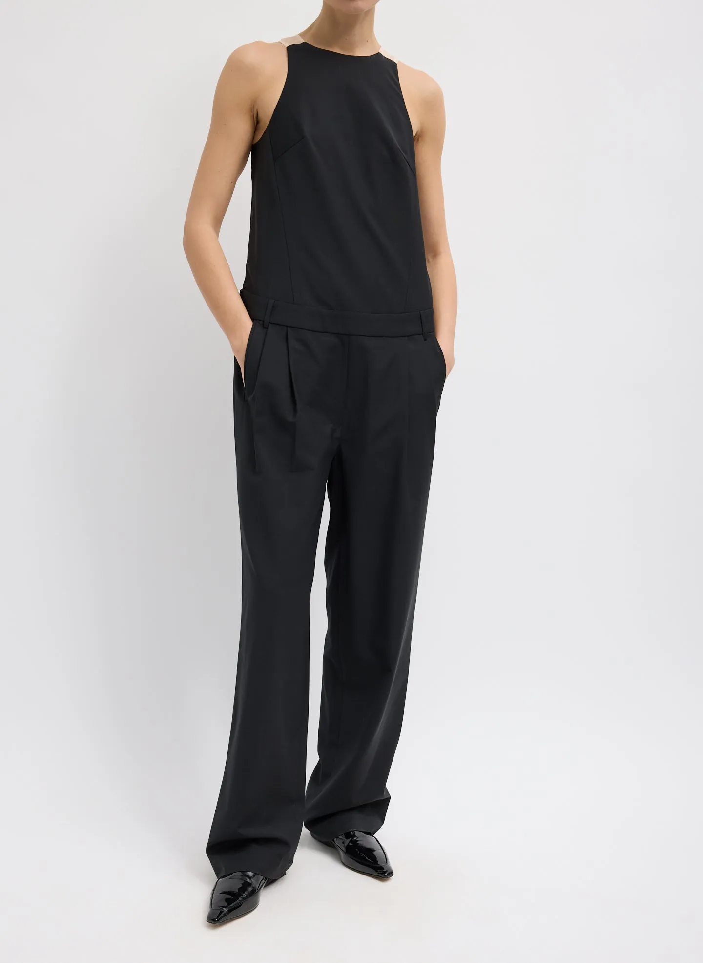 Recycled Tropical Wool Jumpsuit sold by Tibi product image thumbnail 2