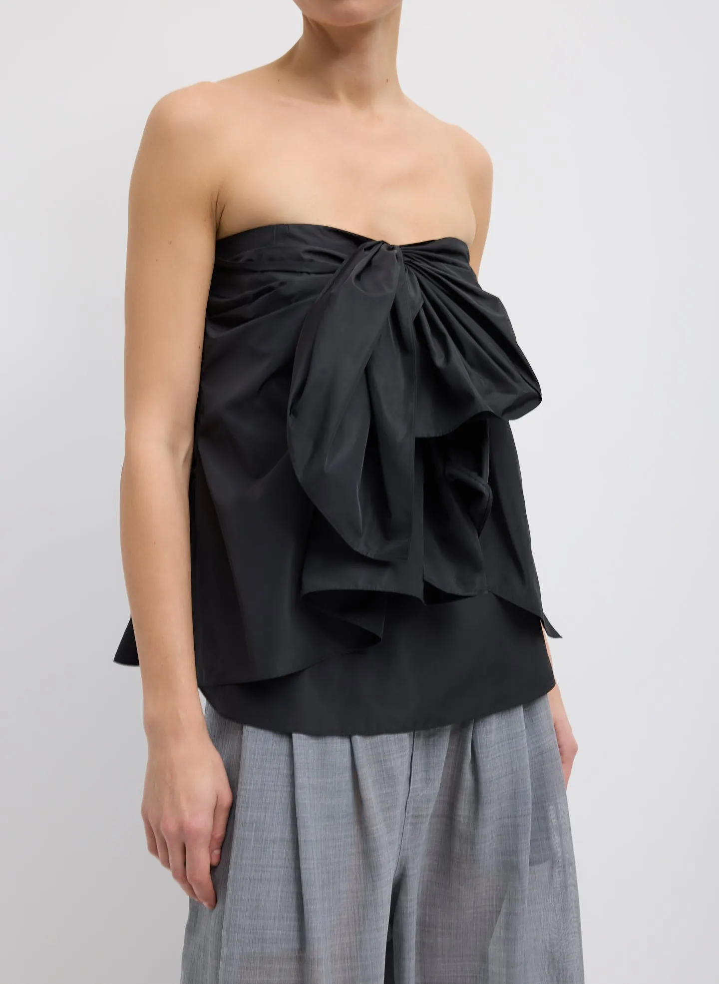 Italian Sporty Nylon Strapless Top sold by Tibi product image thumbnail 2