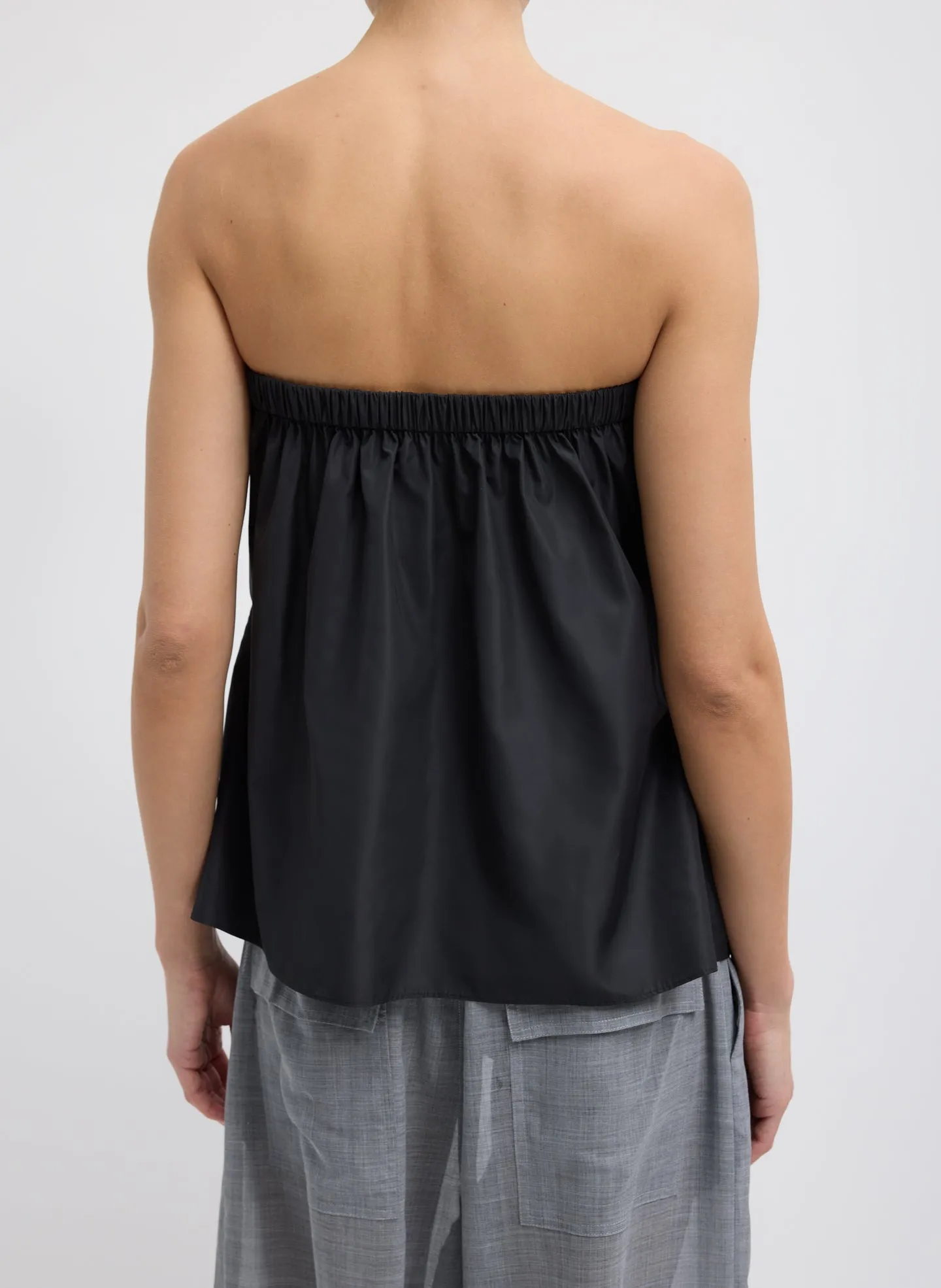 Italian Sporty Nylon Strapless Top sold by Tibi product image thumbnail 3