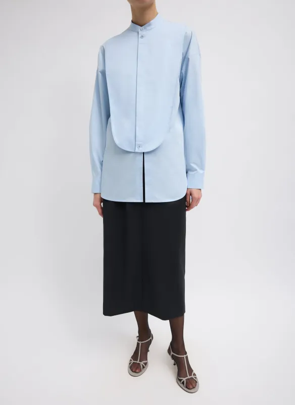 Eco Poplin Tuxedo Shirt With Bib Flap sold by Tibi