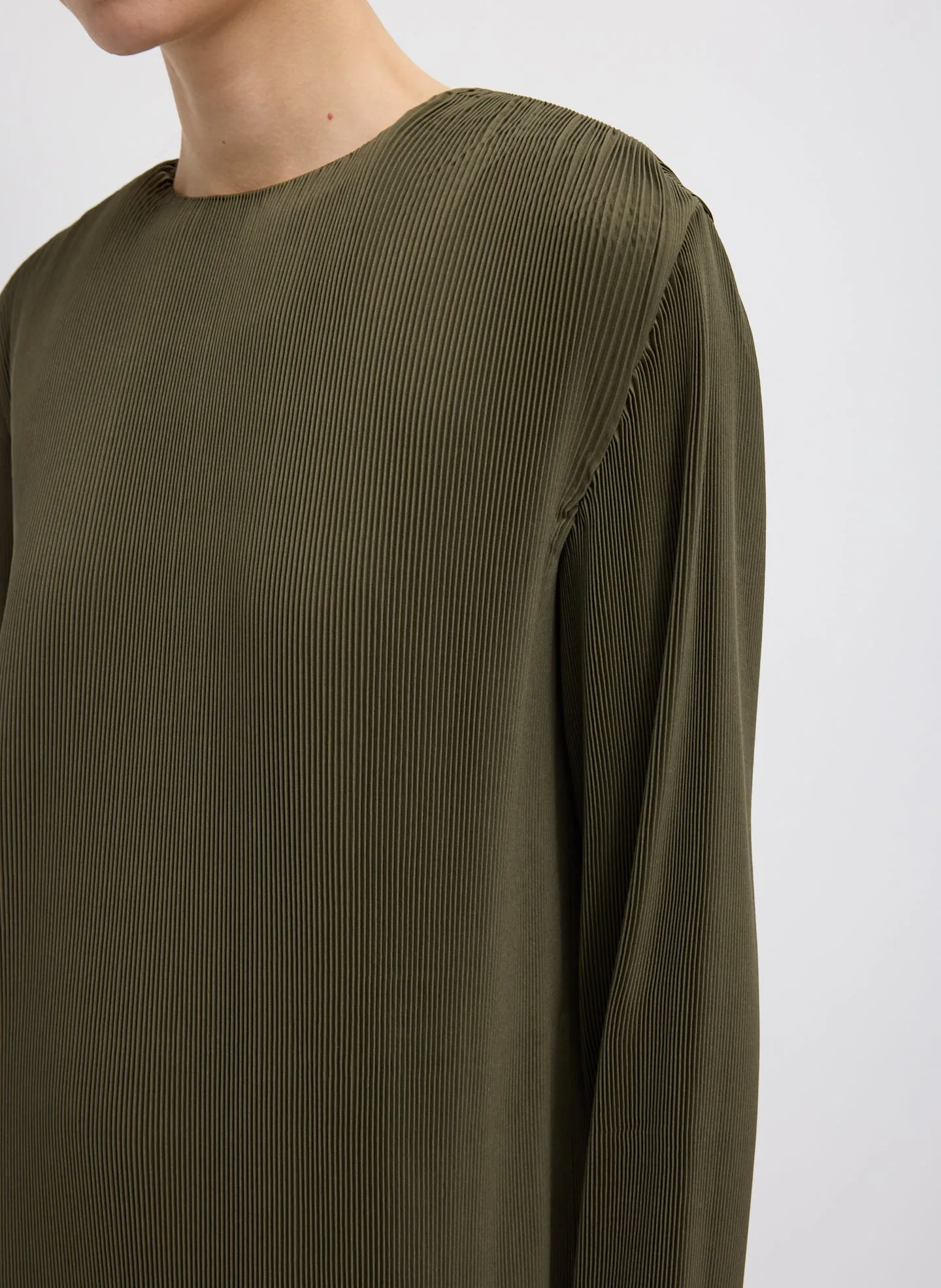 Plissé Midi Dress sold by Tibi product image thumbnail 5