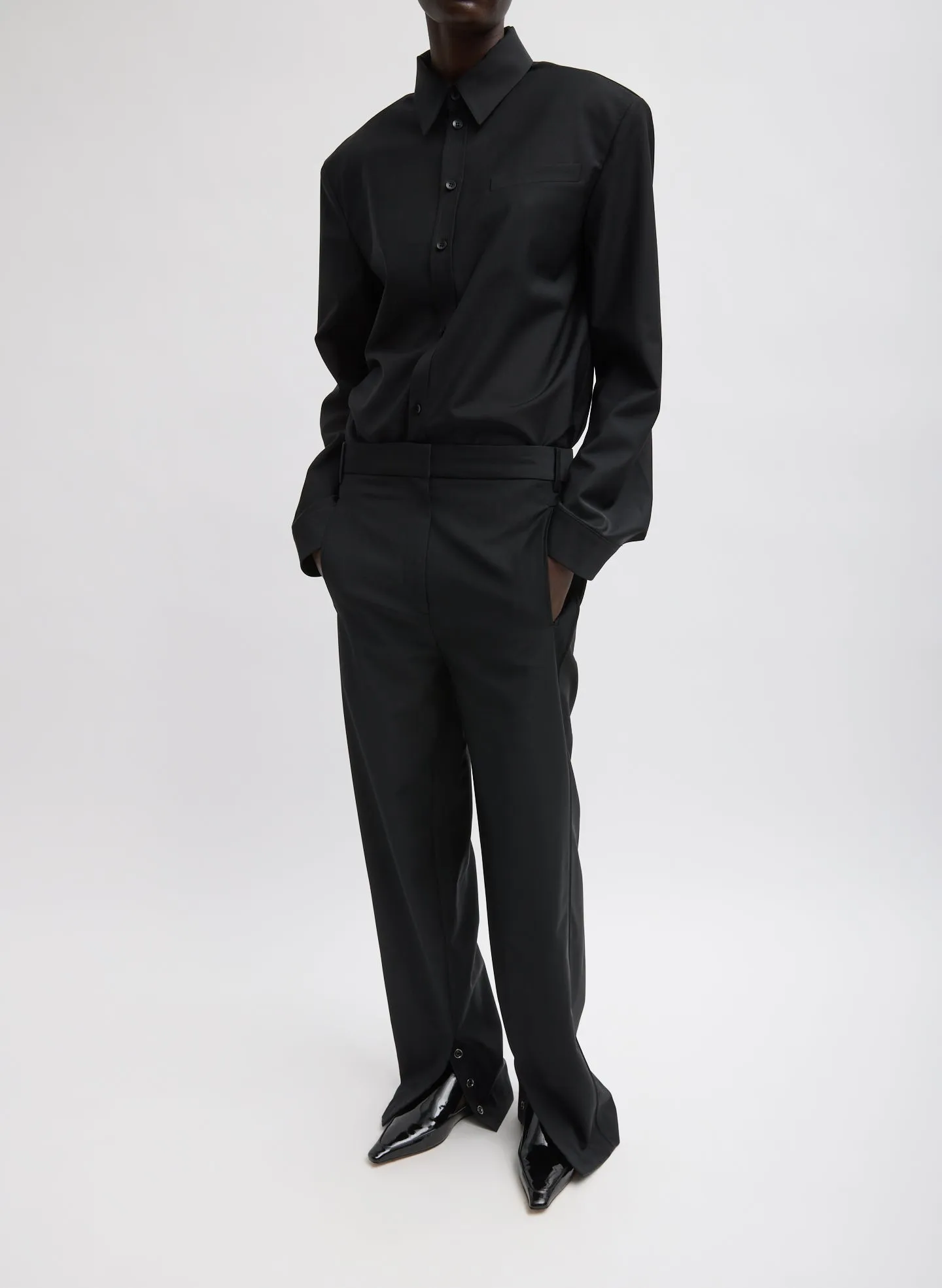 Recycled Tropical Wool Jules Trouser sold by Tibi