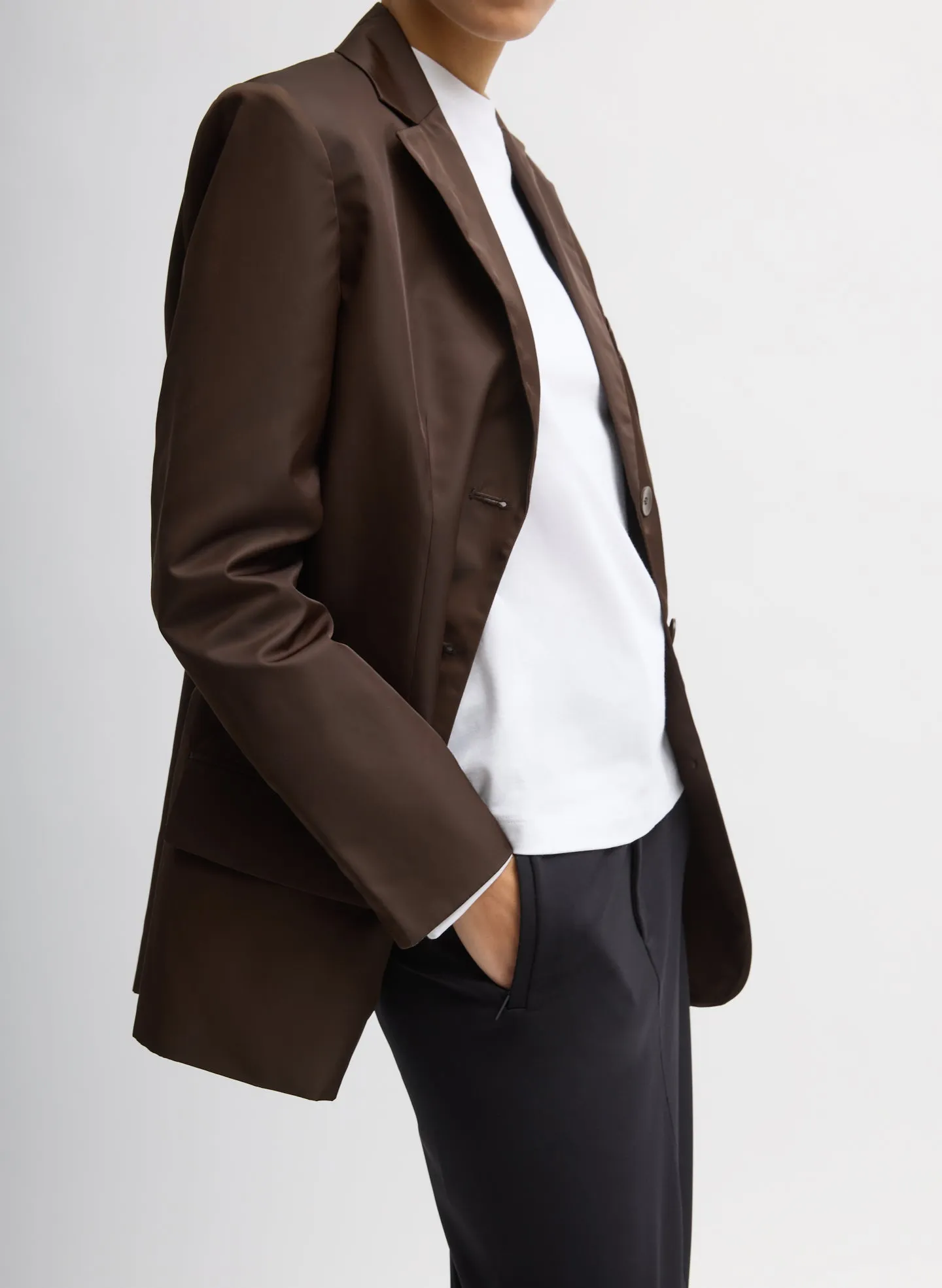 Eco Nylon Max Blazer sold by Tibi product image thumbnail 4